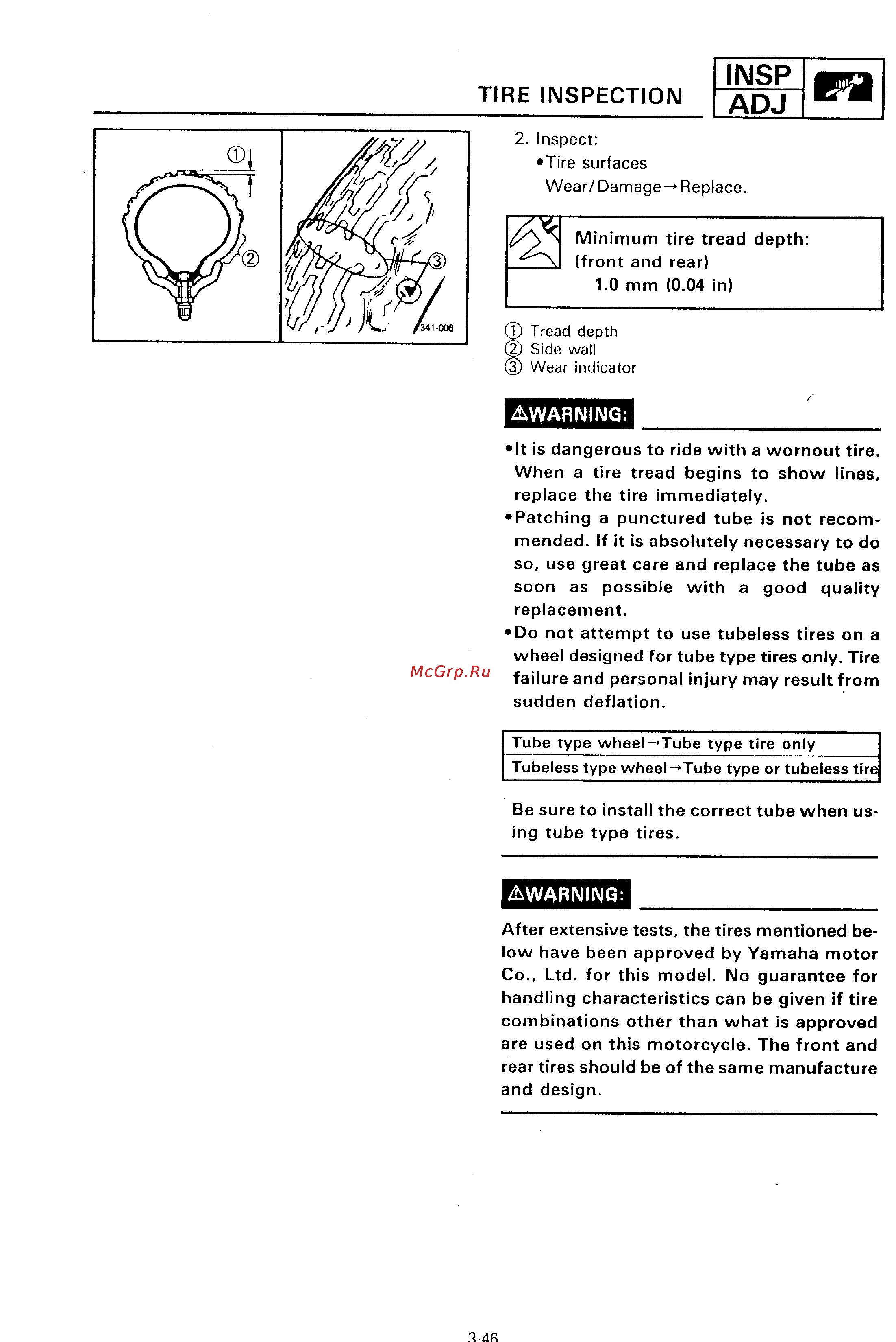 Yamaha SUPER TENERE XTZ750 [98/425] Insp adj