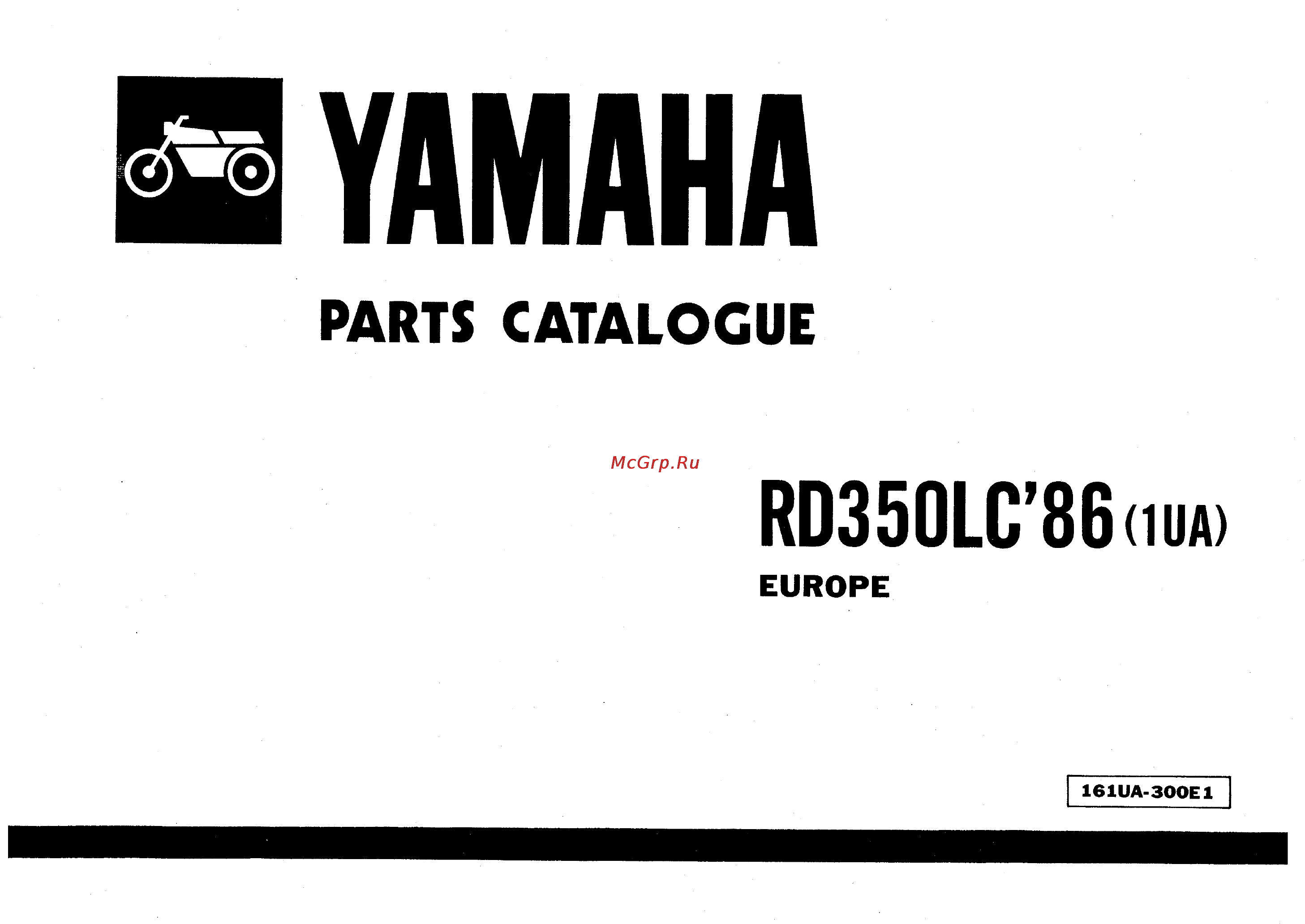Yamaha RD350LC (1986) Инструкция по эксплуатации онлайн