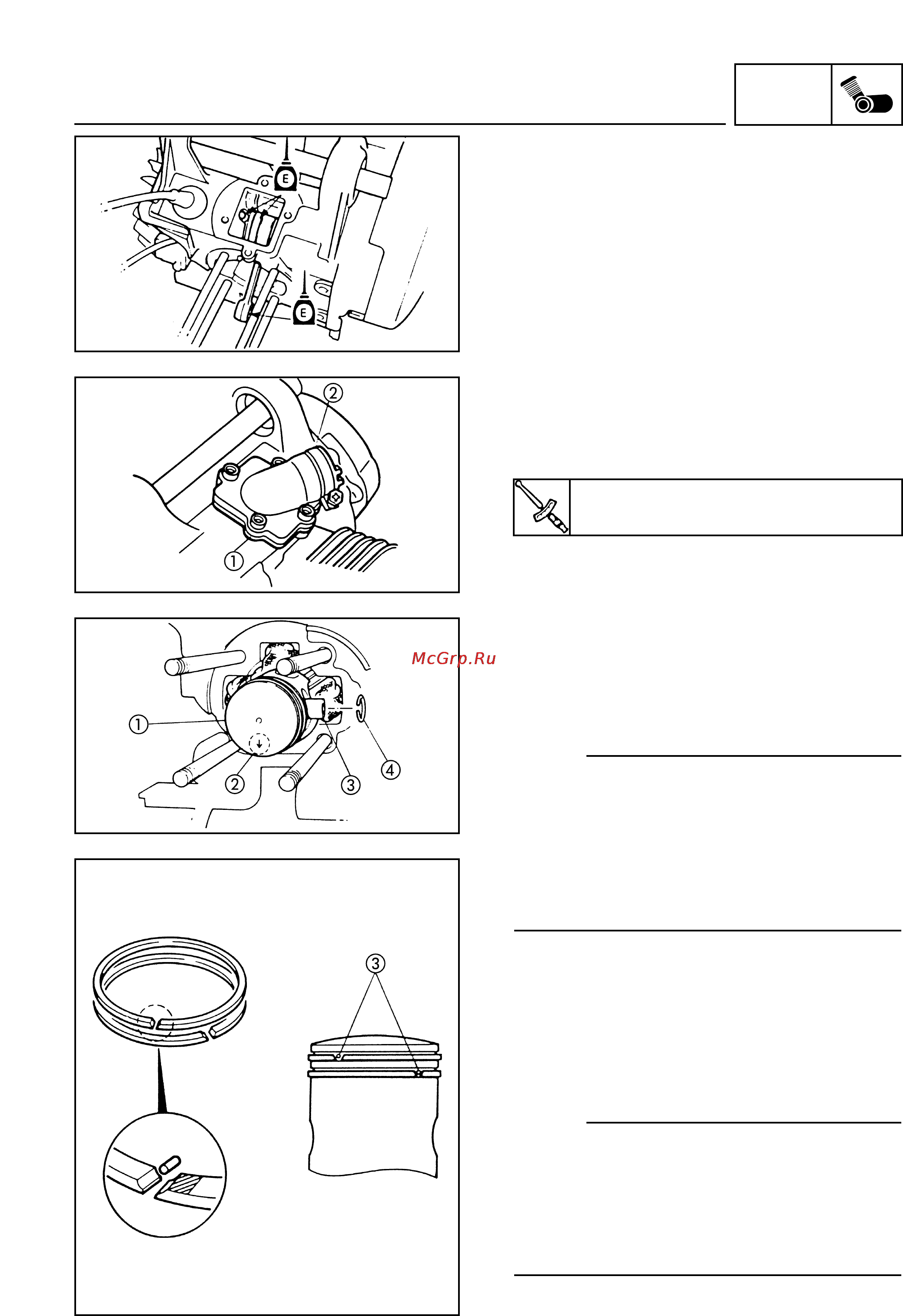 Yamaha NEOS 50 YN50 (2002) [87/161] Assembly and adjustment of engine