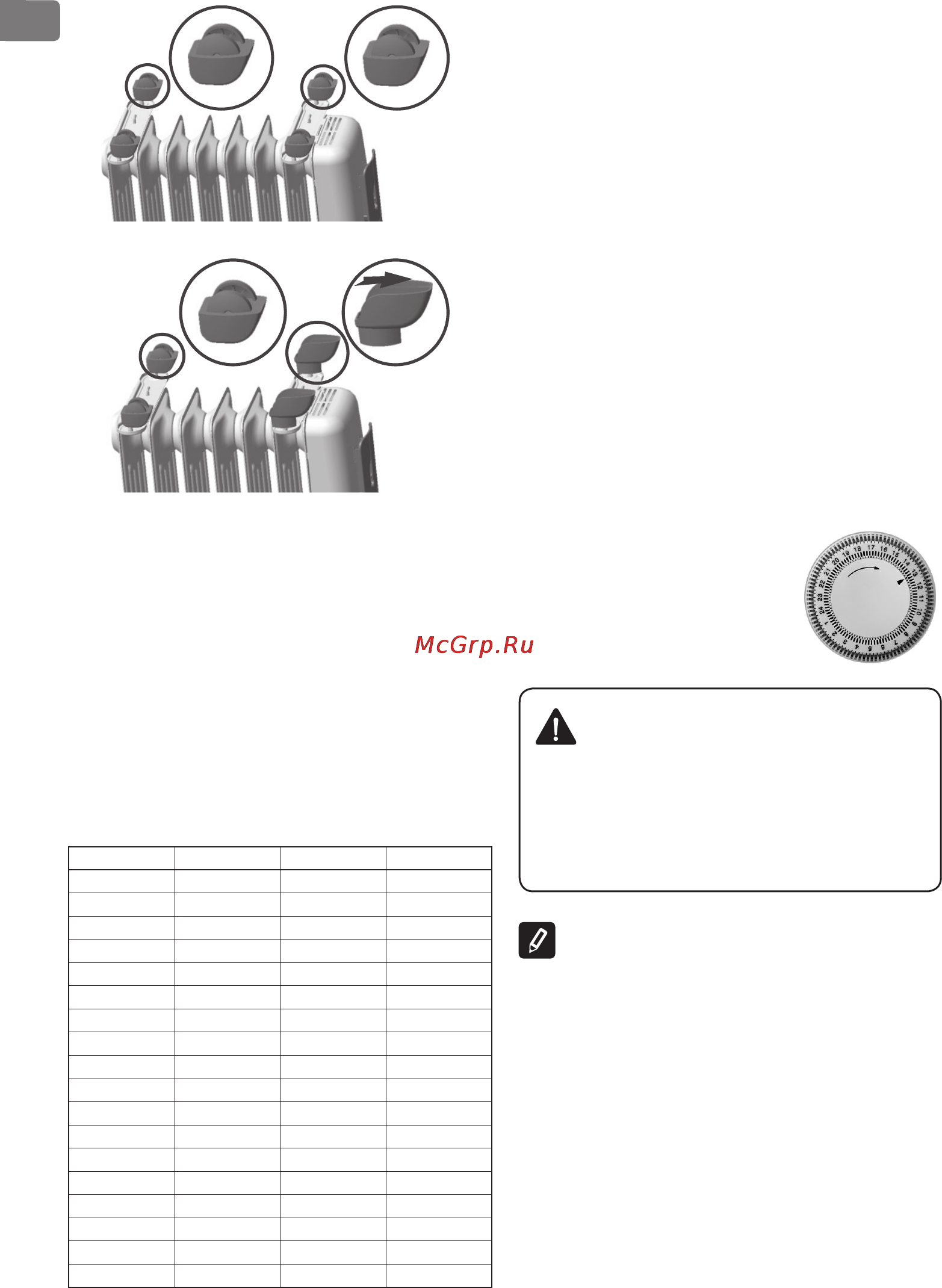 Tesy CC 2510 E05 R BLACK [24/40] Ajuste del dispositivo termorregulador termostato