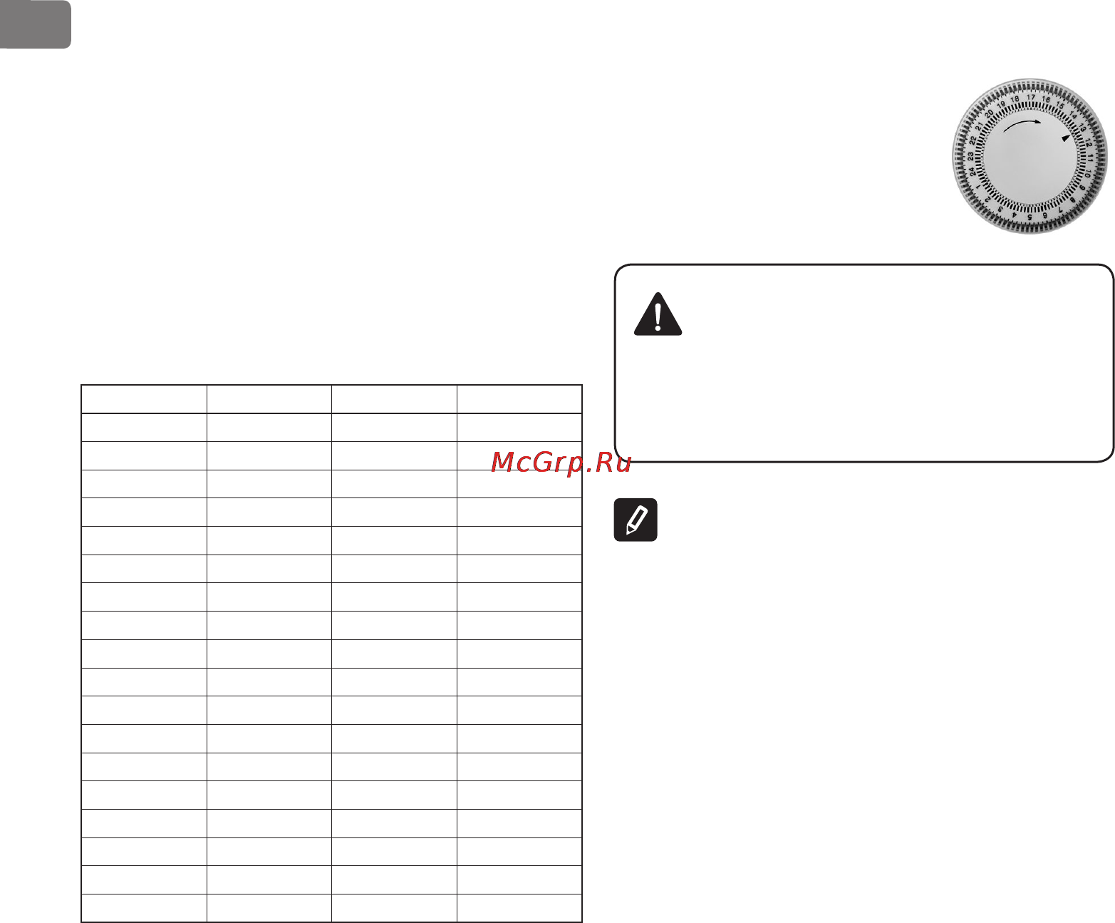 Tesy CB 1507 E01 R [4/40] Adjust the heating period in the following consequence