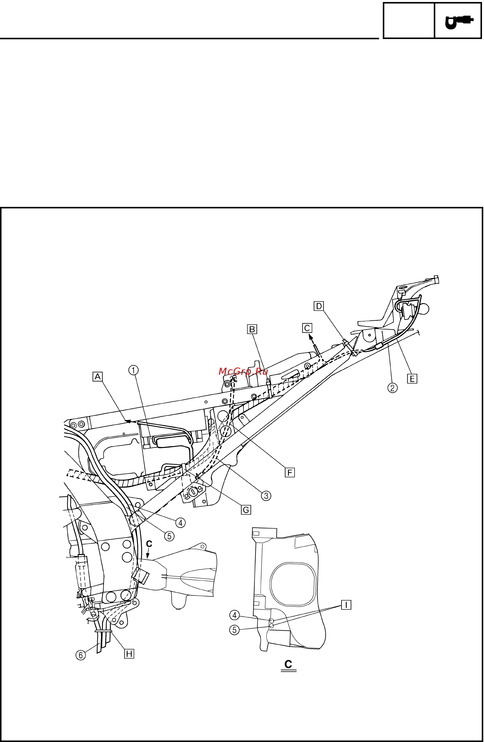 Yamaha FJR1300(N) (2001) [106/617] Cable routing