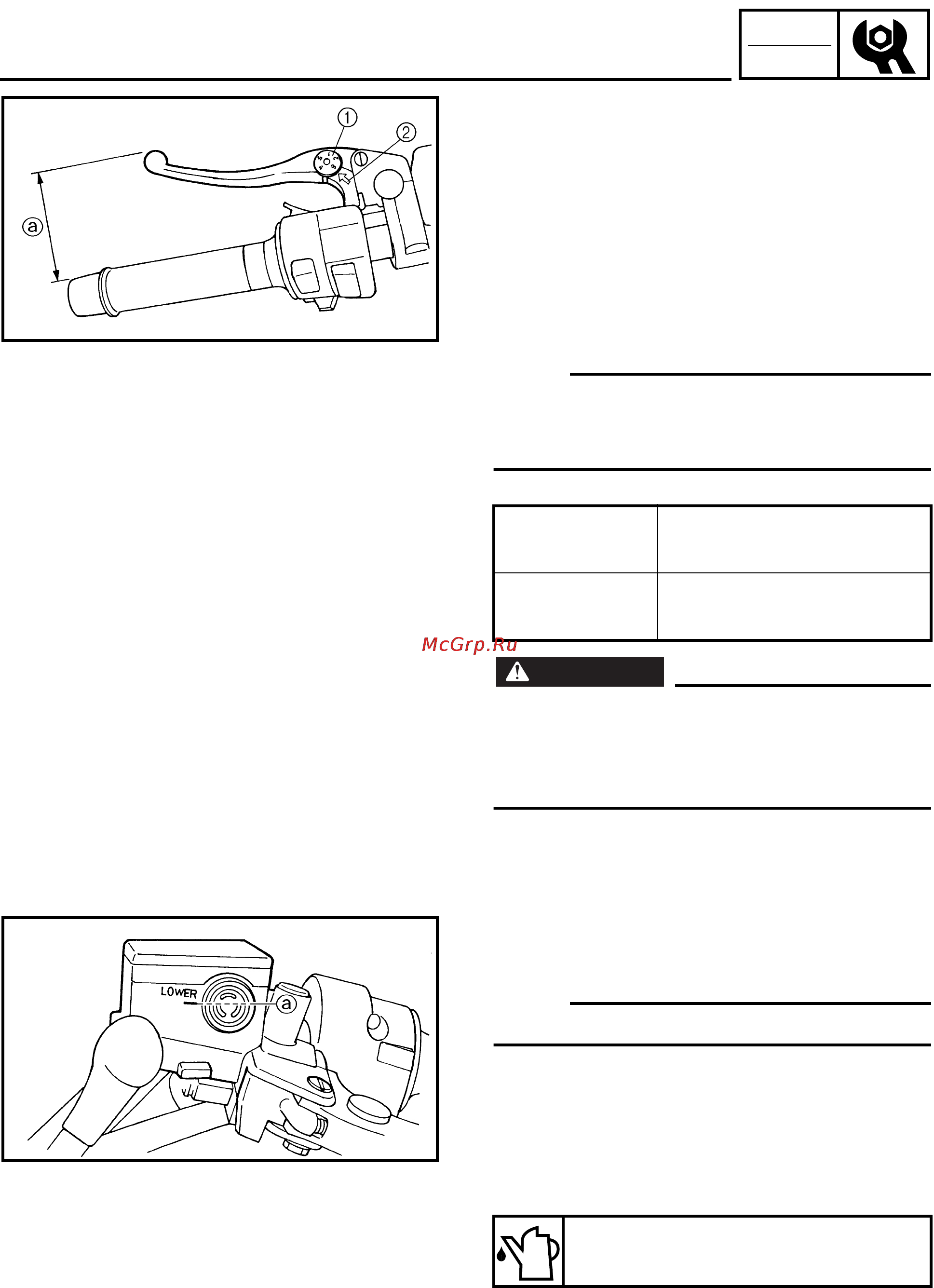 Yamaha FJR1300(N) (2001) [158/617] Adjusting and checking the clutch