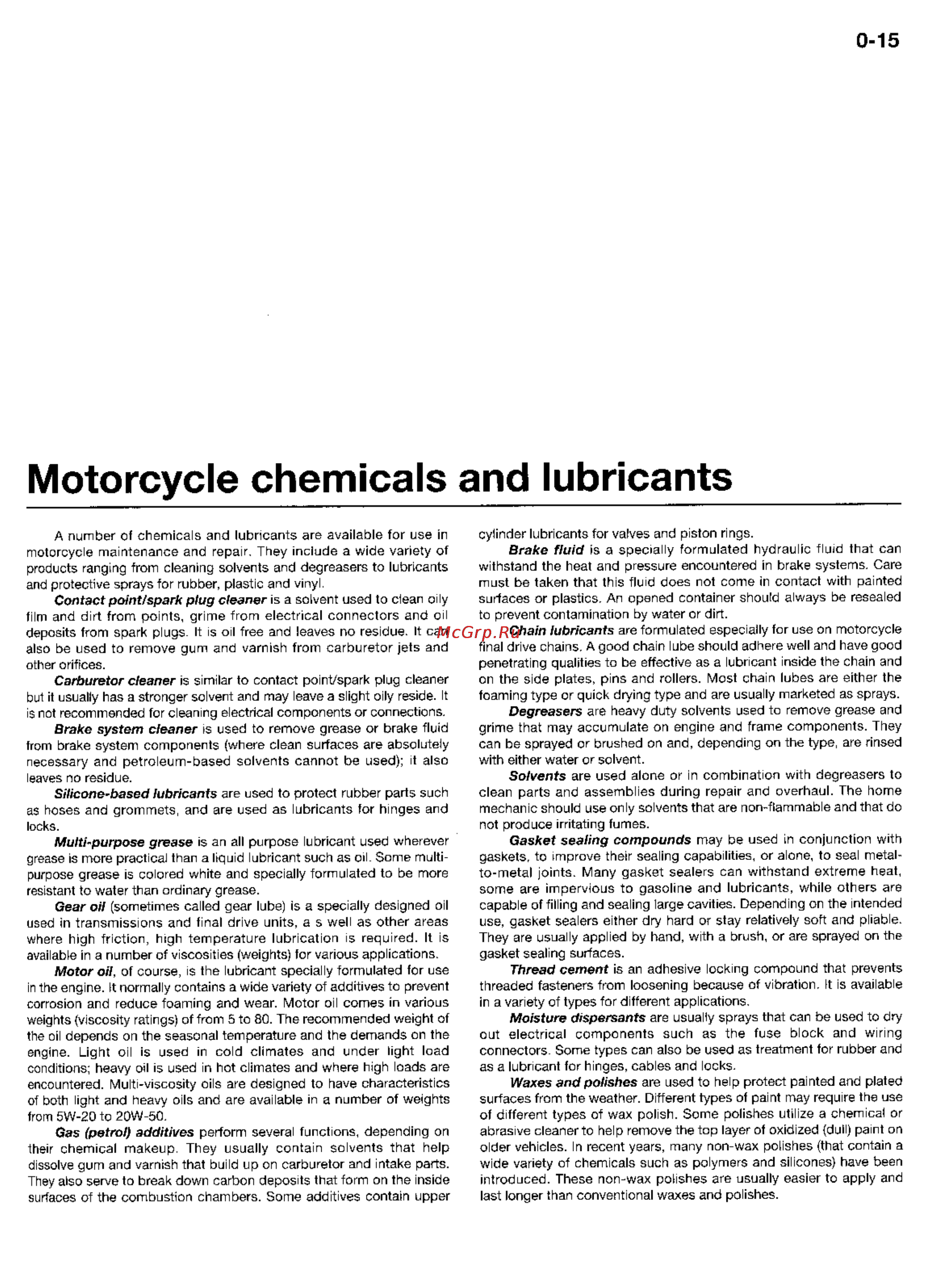 Yamaha YX600 (1984-1992) [13/200] Motorcycle chemicals and lubricants