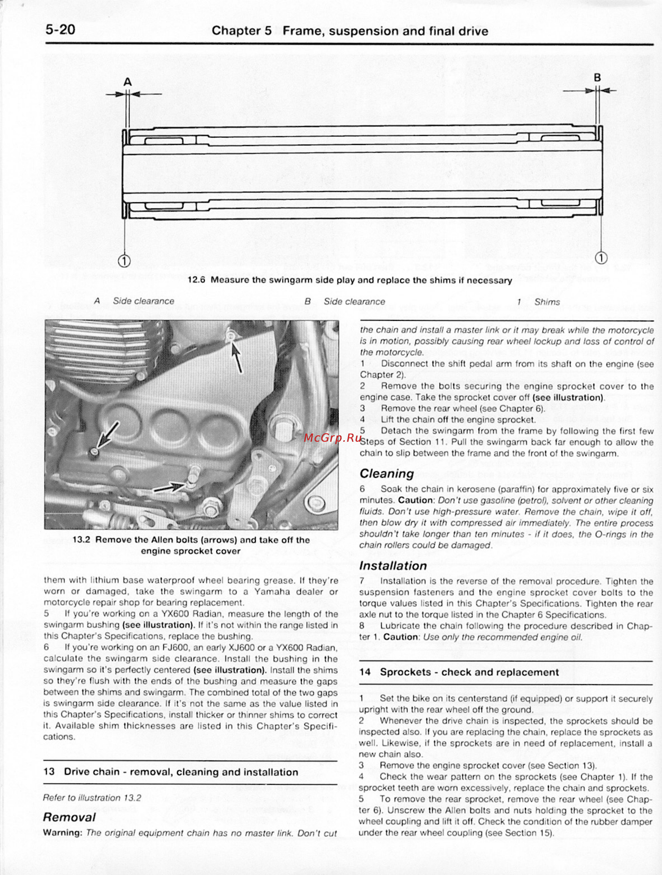 Yamaha YX600 (1984-1992) [146/200] Cleaning
