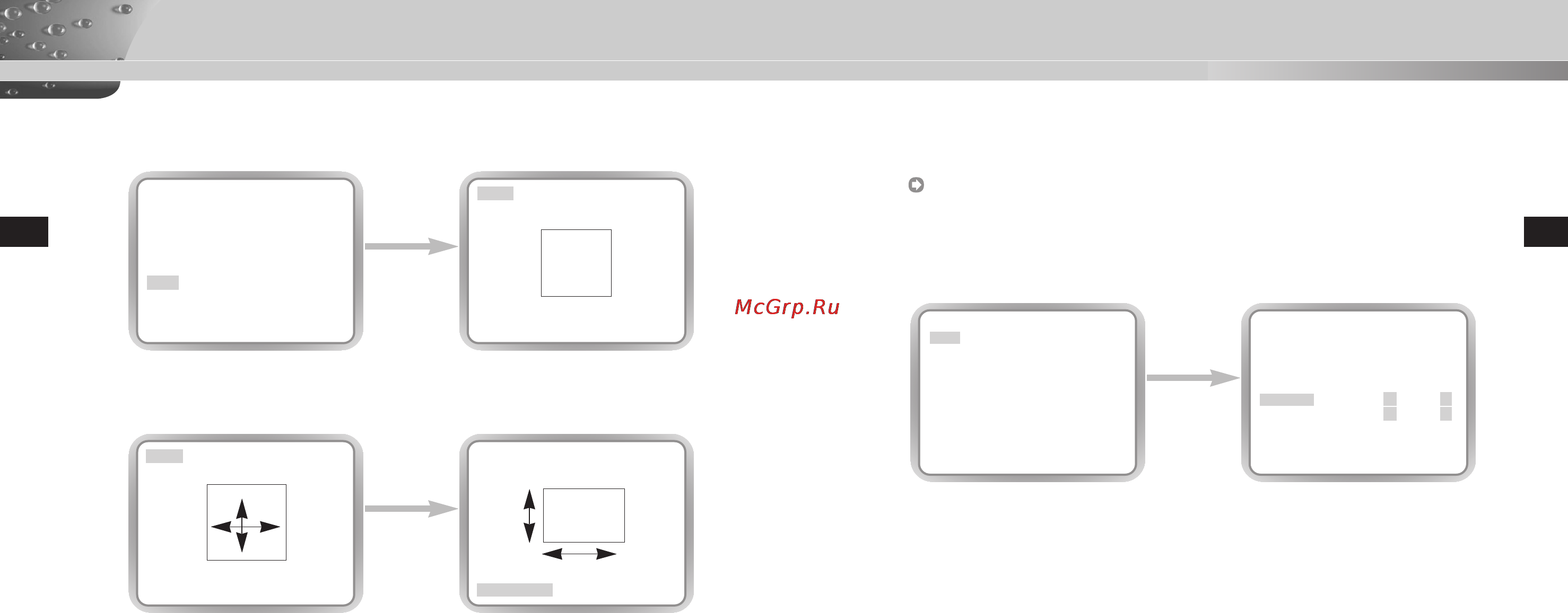 Samsung SCC-C9302P [16/87] Ra menu organization