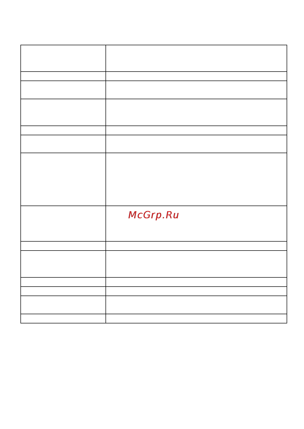 Etuline T723G [9/42] Технические характеристики