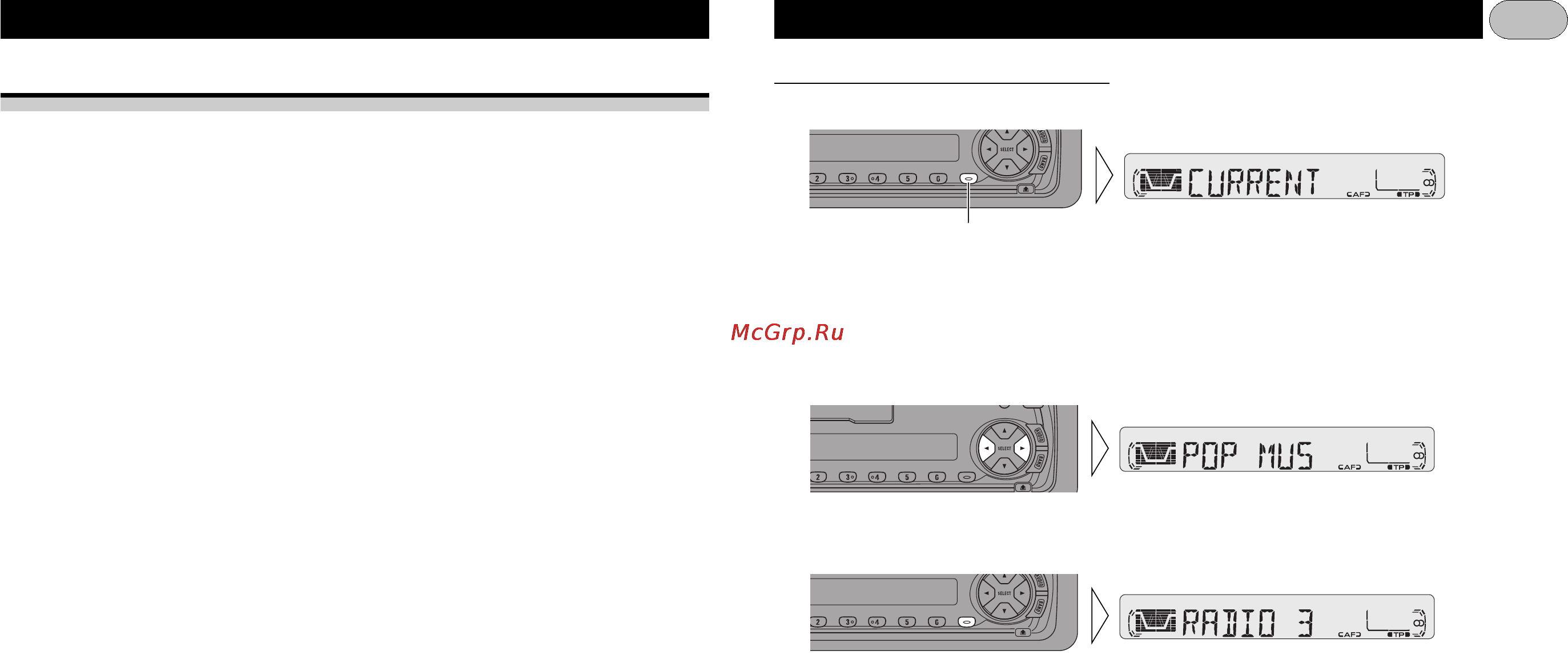 Pioneer KEH-4010 [12/20] Функция pty