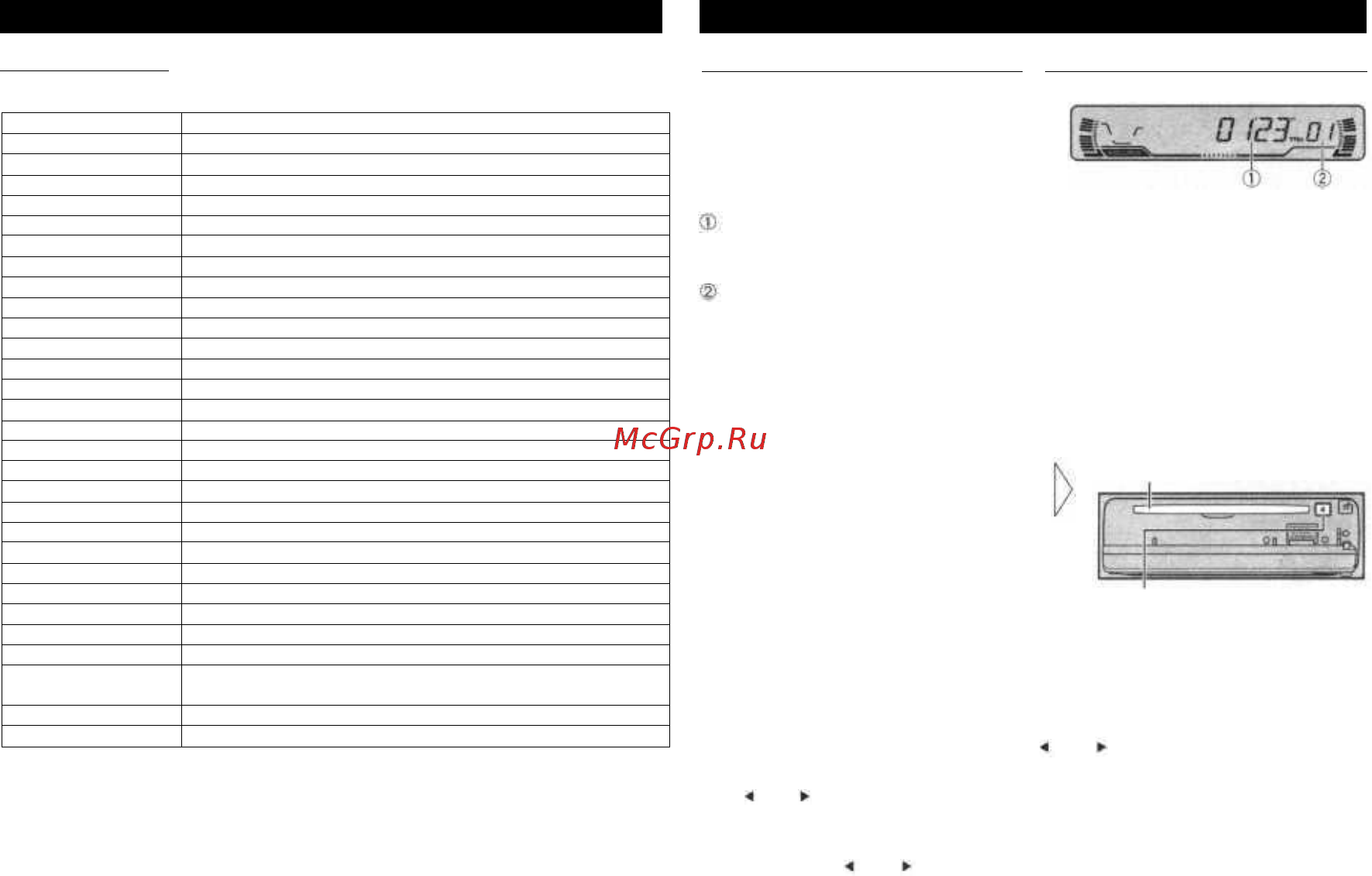 Pioneer DEH-P3630MP [14/38] Встроенный cd плейер