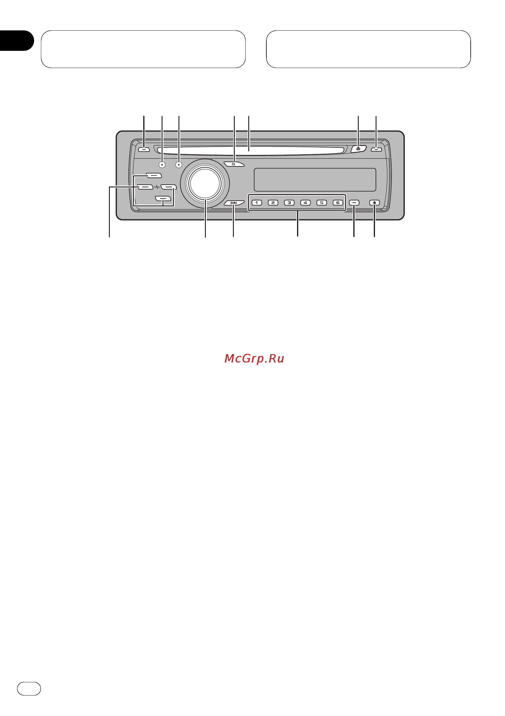 Pioneer DEH-3850MPH [9/62] 9 a b c d