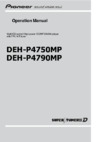 Pioneer DEH-4750MP Инструкция по эксплуатации