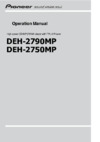 Pioneer DEH-2790MP Инструкция по эксплуатации