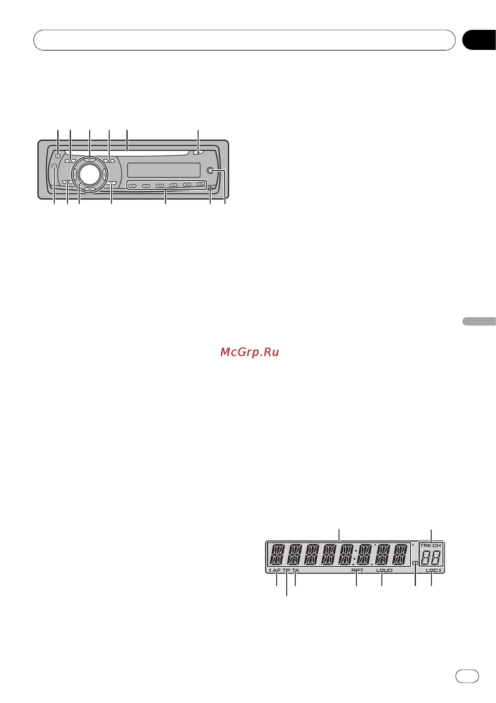Pioneer DEH-1020E [49/107] Description de l appareil