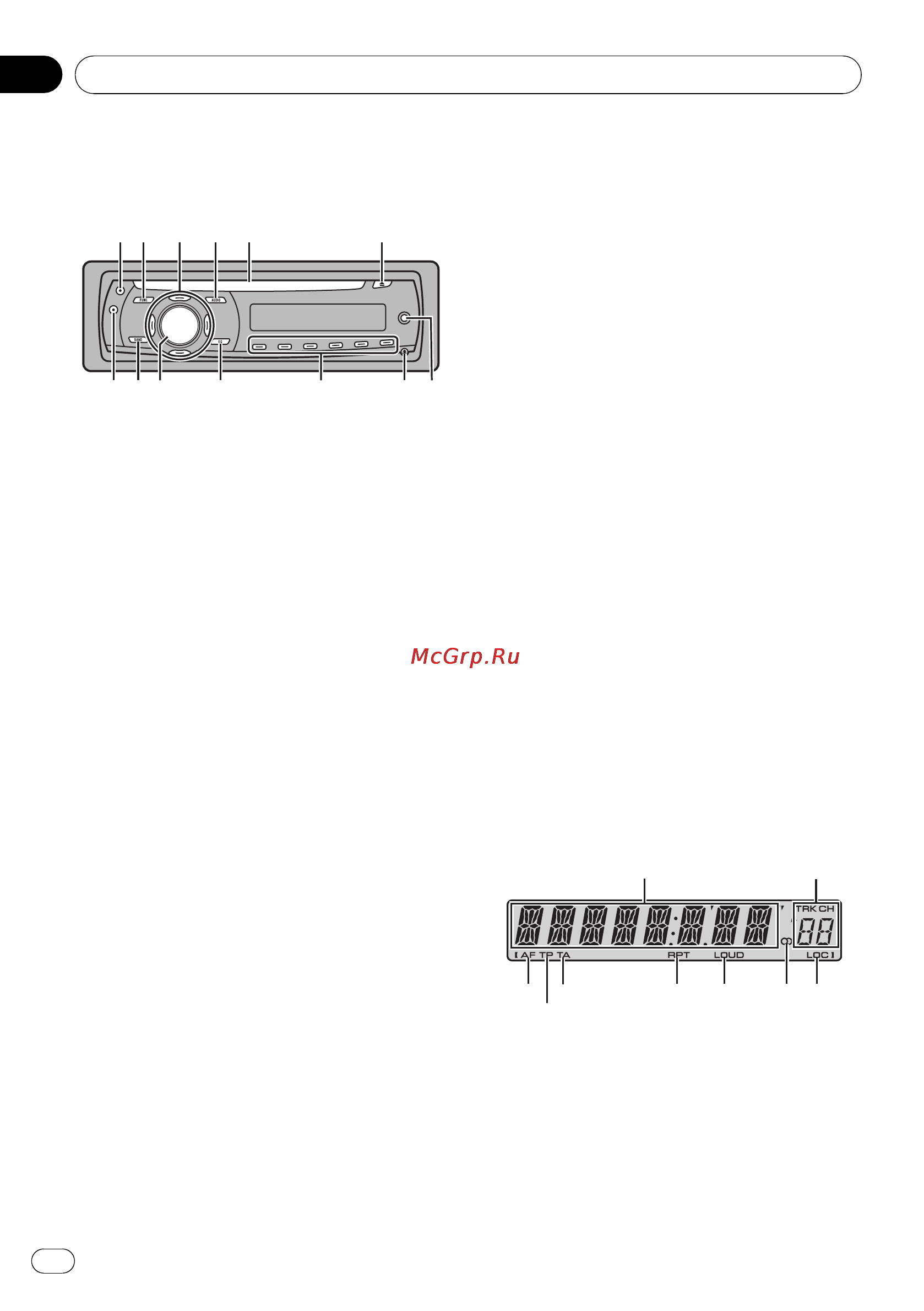 Pioneer DEH-1020E [64/107] Funzionamento dell unità