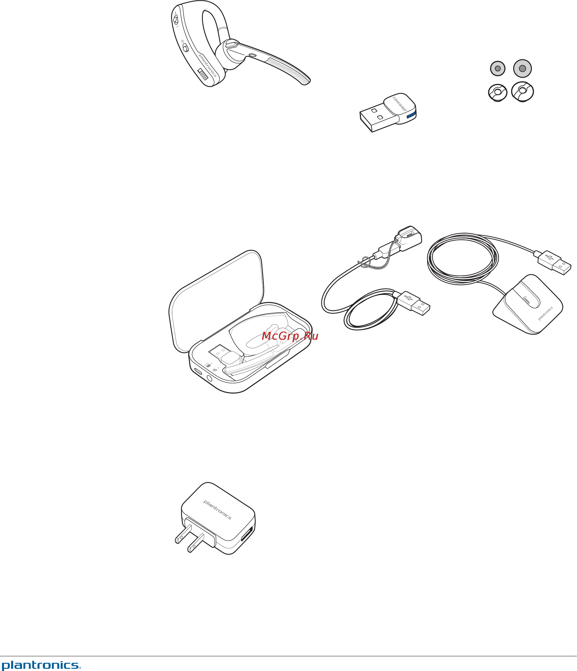 Plantronics Voyager Legend UC [4/20] Комплект поставки
