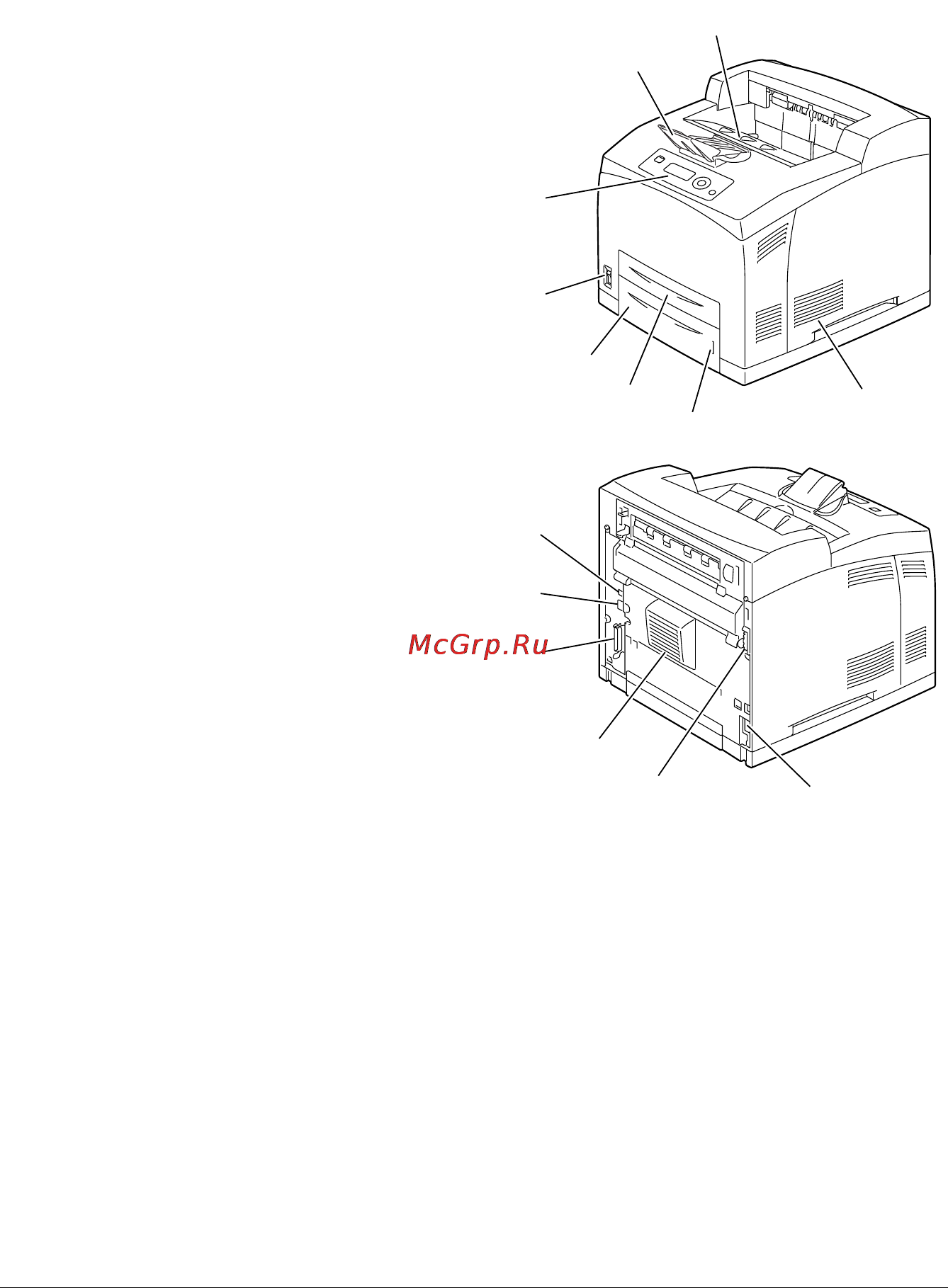 Konica Minolta PagePro 4650EN [14/242] Вид сзади