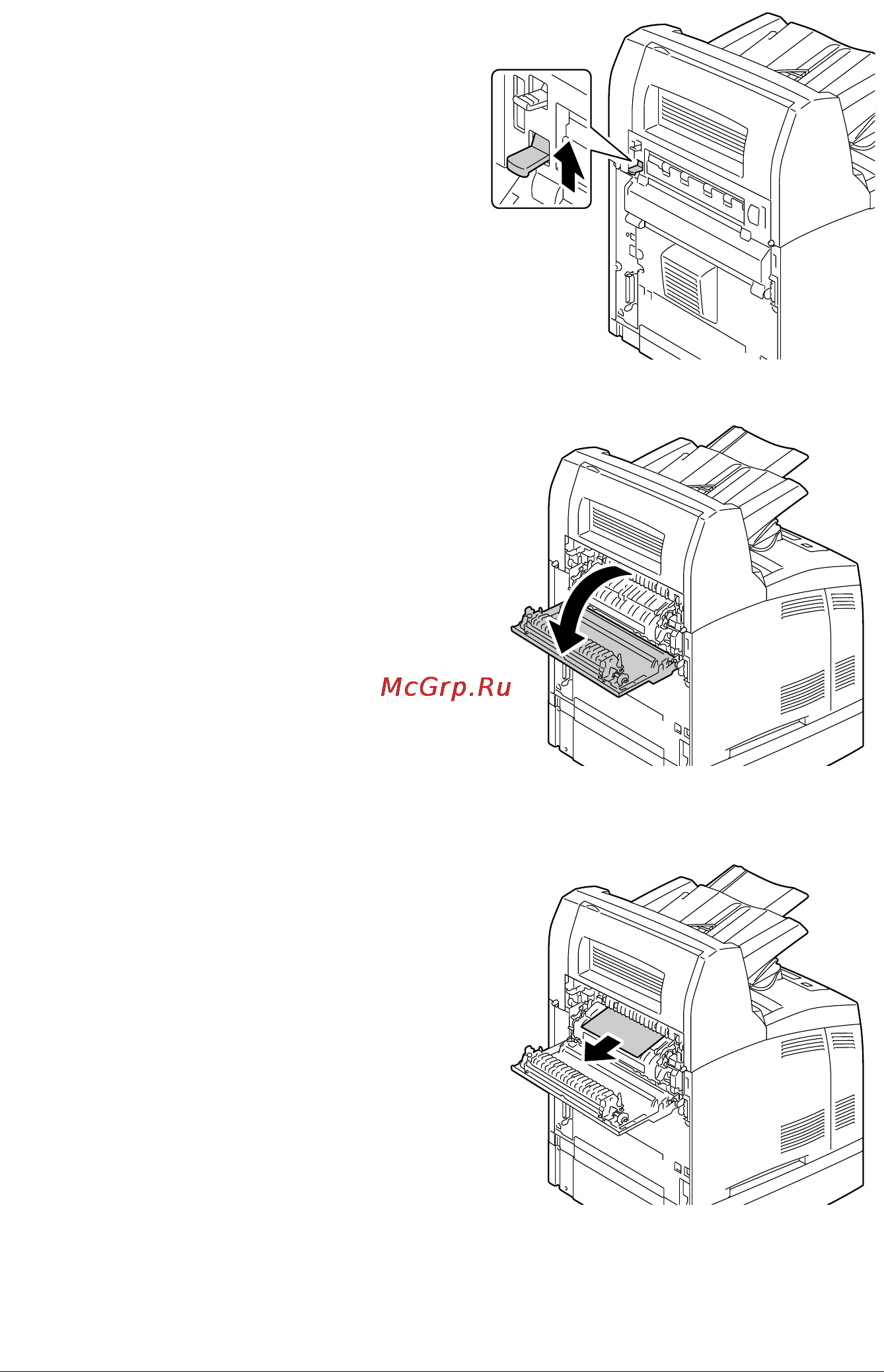 Konica Minolta PagePro 5650EN [179/242] Устранение застрявших носителей 169