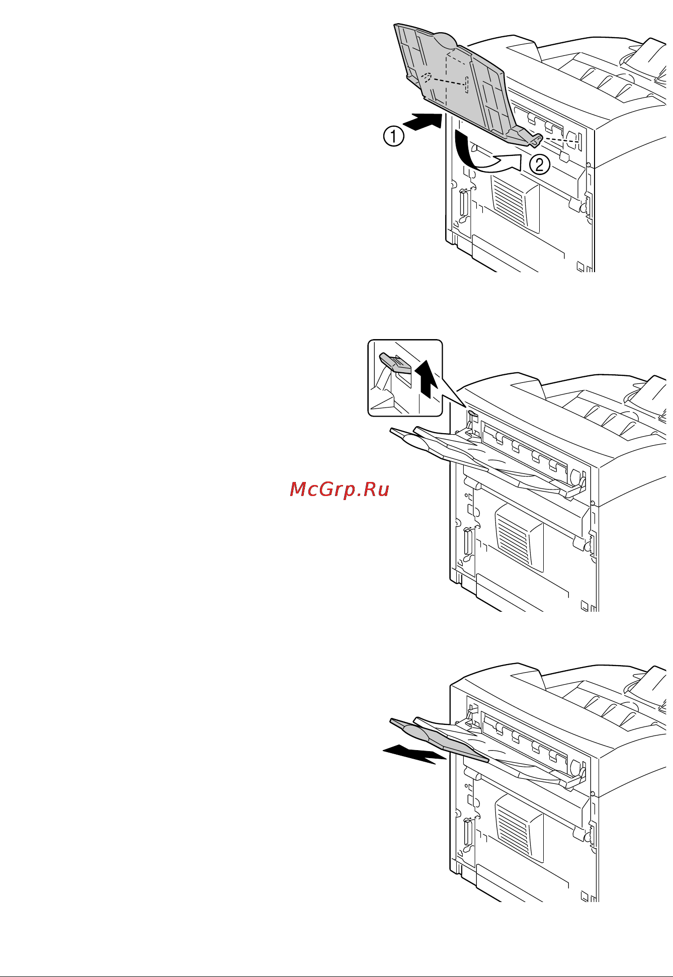 Konica Minolta PagePro 5650EN [229/242] Установка лотка для поступления бумаги печатной стороной вверх
