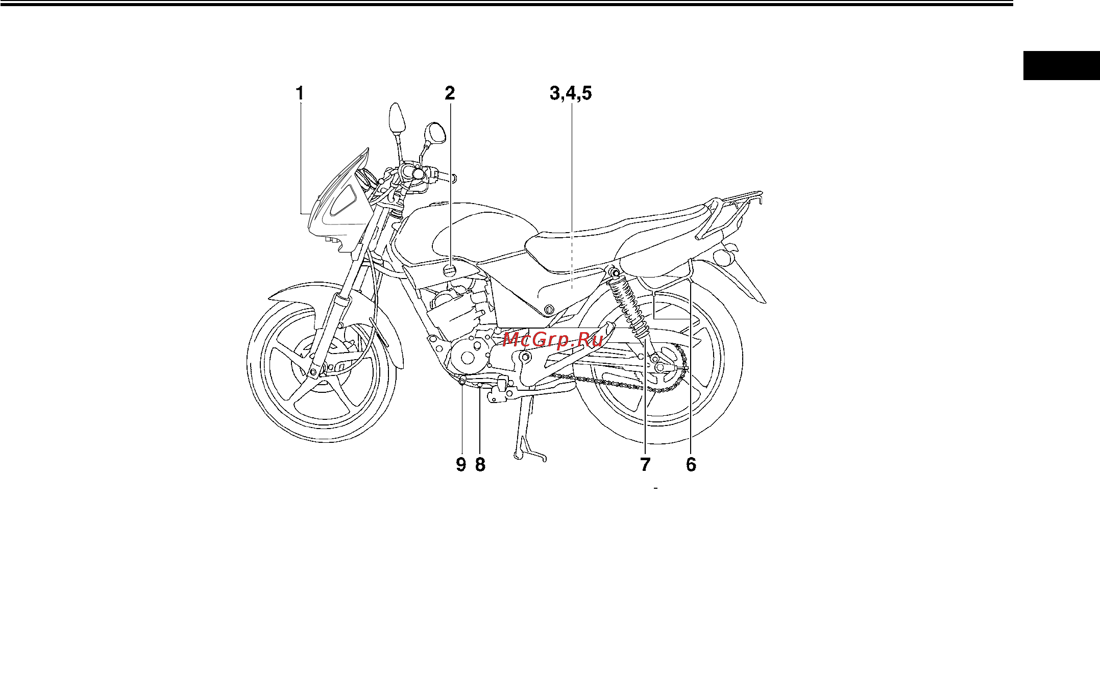 Yamaha YBR125 (2012) [12/83] Вид с левой стороны