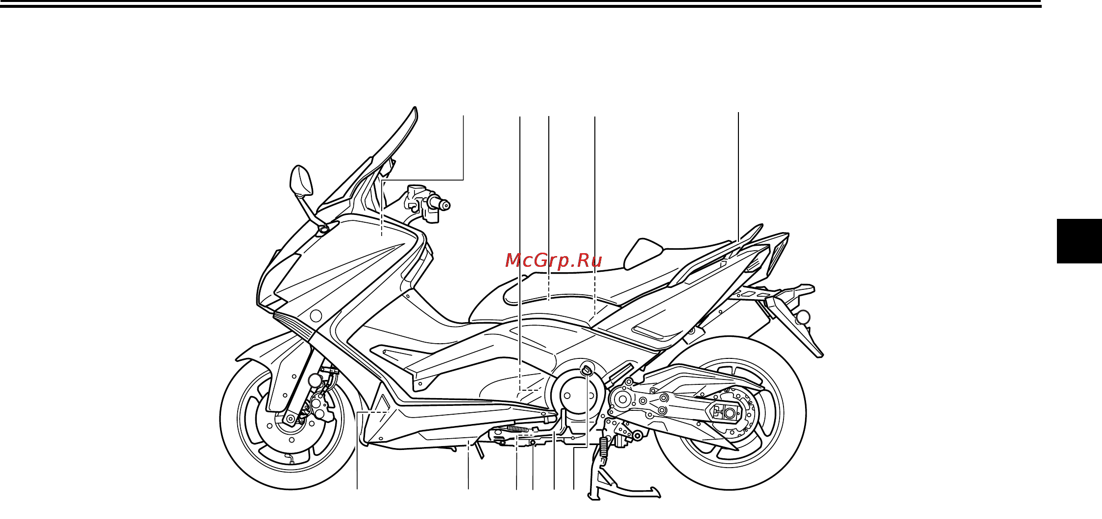 Yamaha XP500A (2012) [19/114] Вид слева
