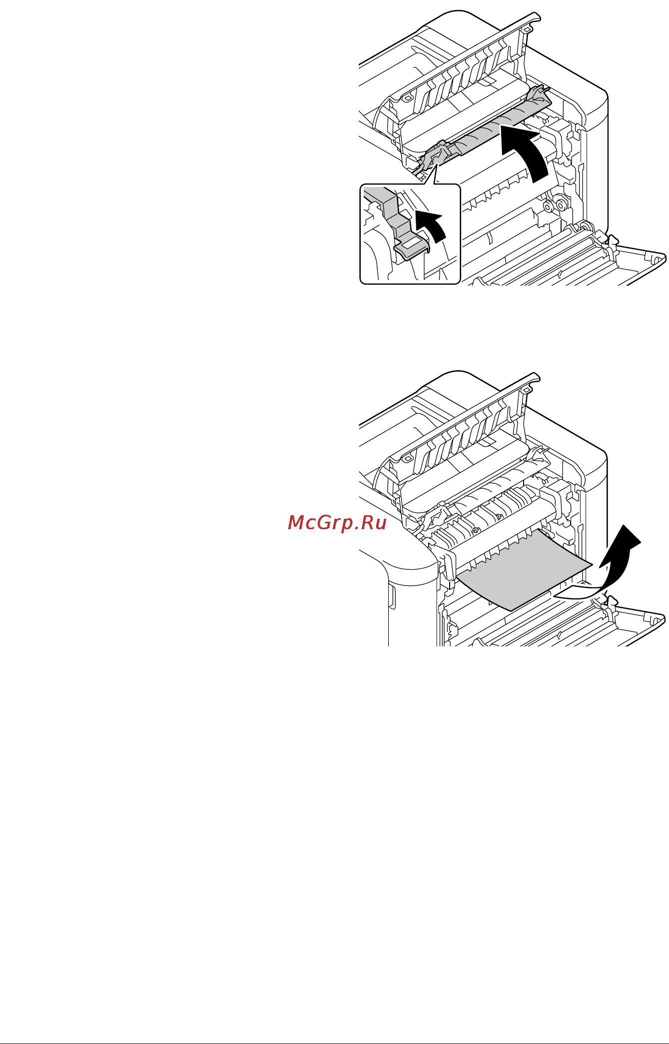 Konica Minolta magicolor 3730DN [128/170] Устранение застрявших носителей