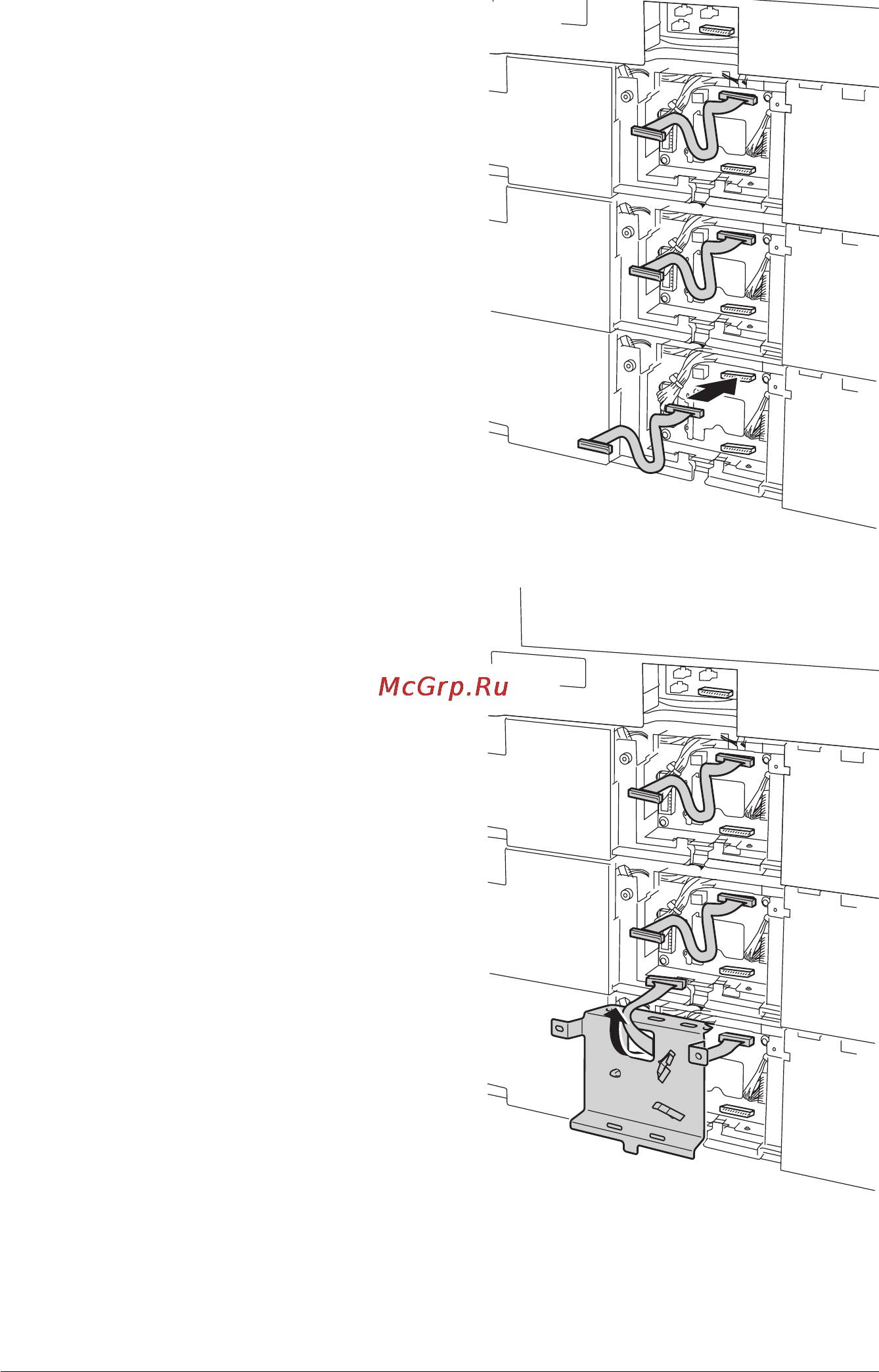 Konica Minolta magicolor 7300 [162/250] Lower feeder units trays 3 and 4 154