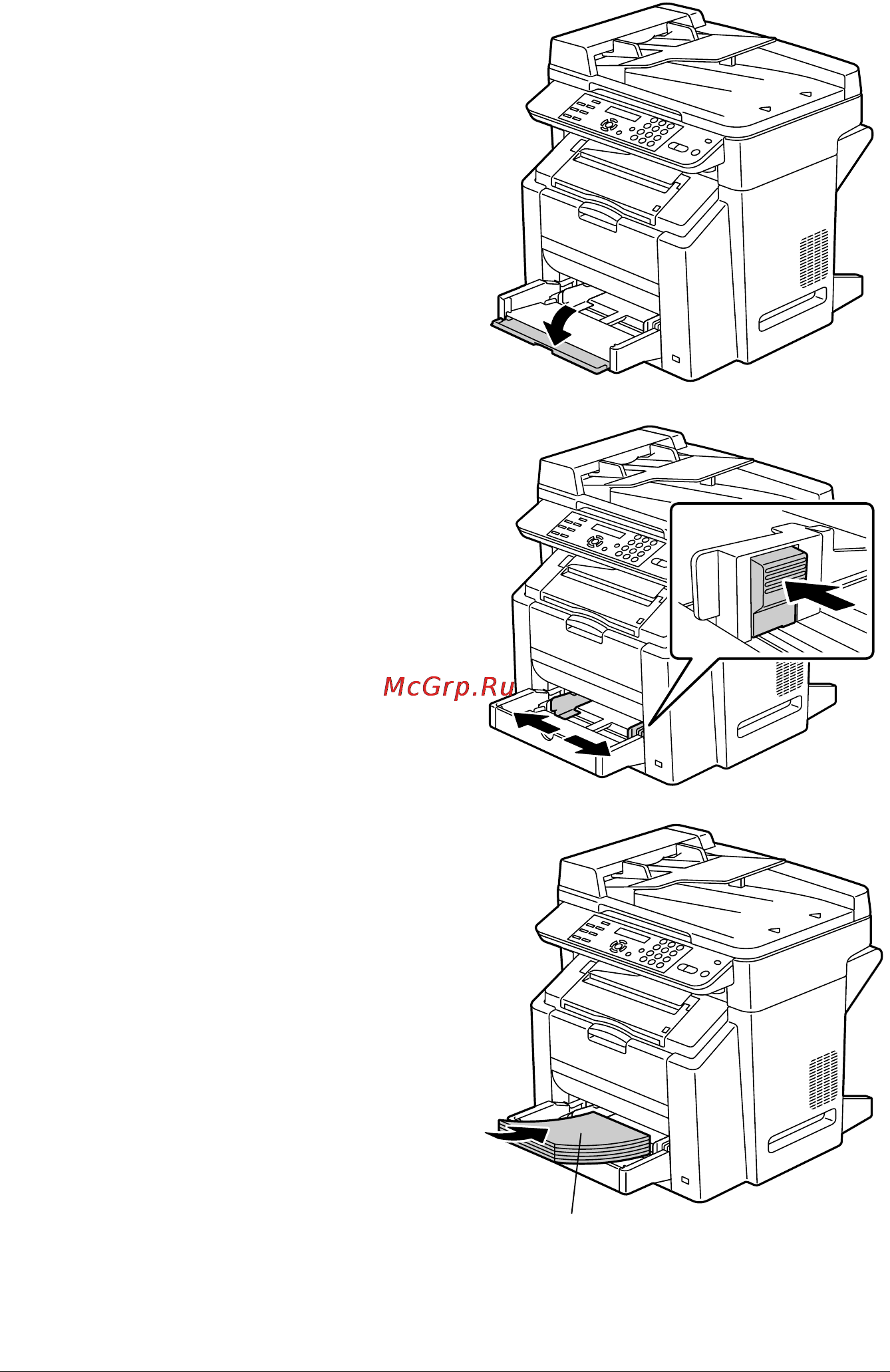 Konica Minolta magicolor 2480MF [48/182] Зарядка носителей 36