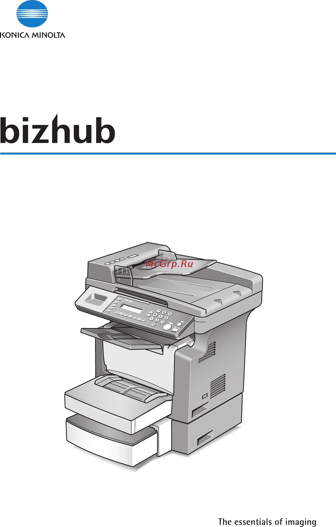 Konica Minolta bizhub 161 Инструкция по эксплуатации онлайн