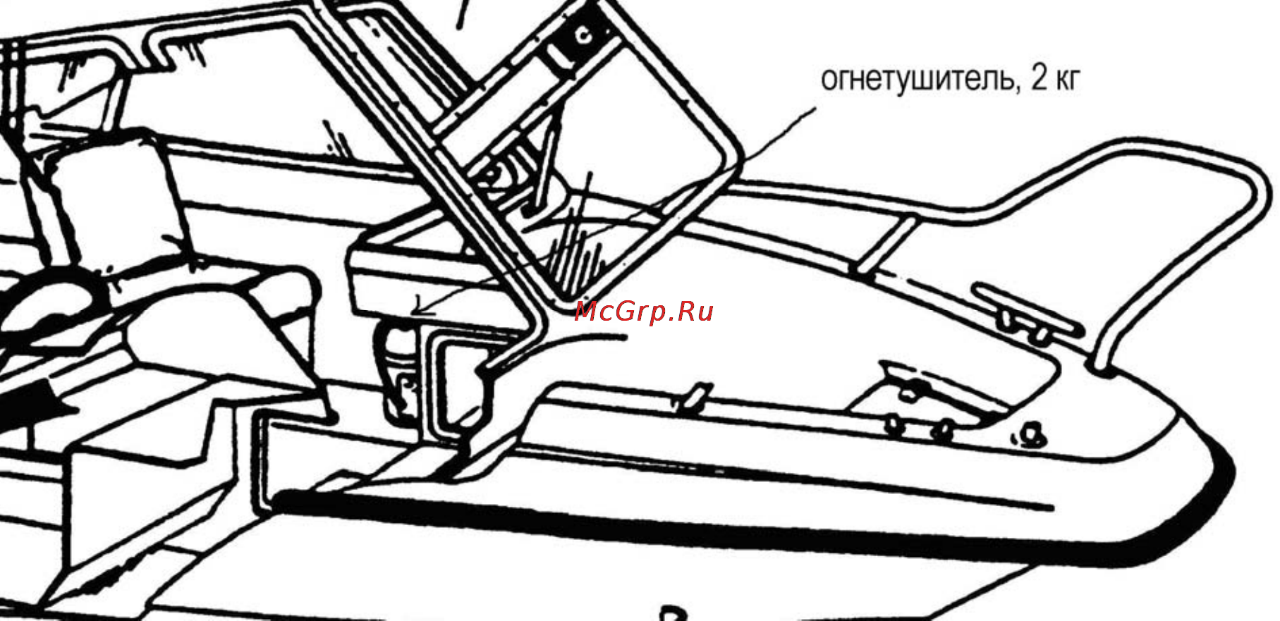 Yamarin 59C (2012) [19/37] Противопожарное оборудование
