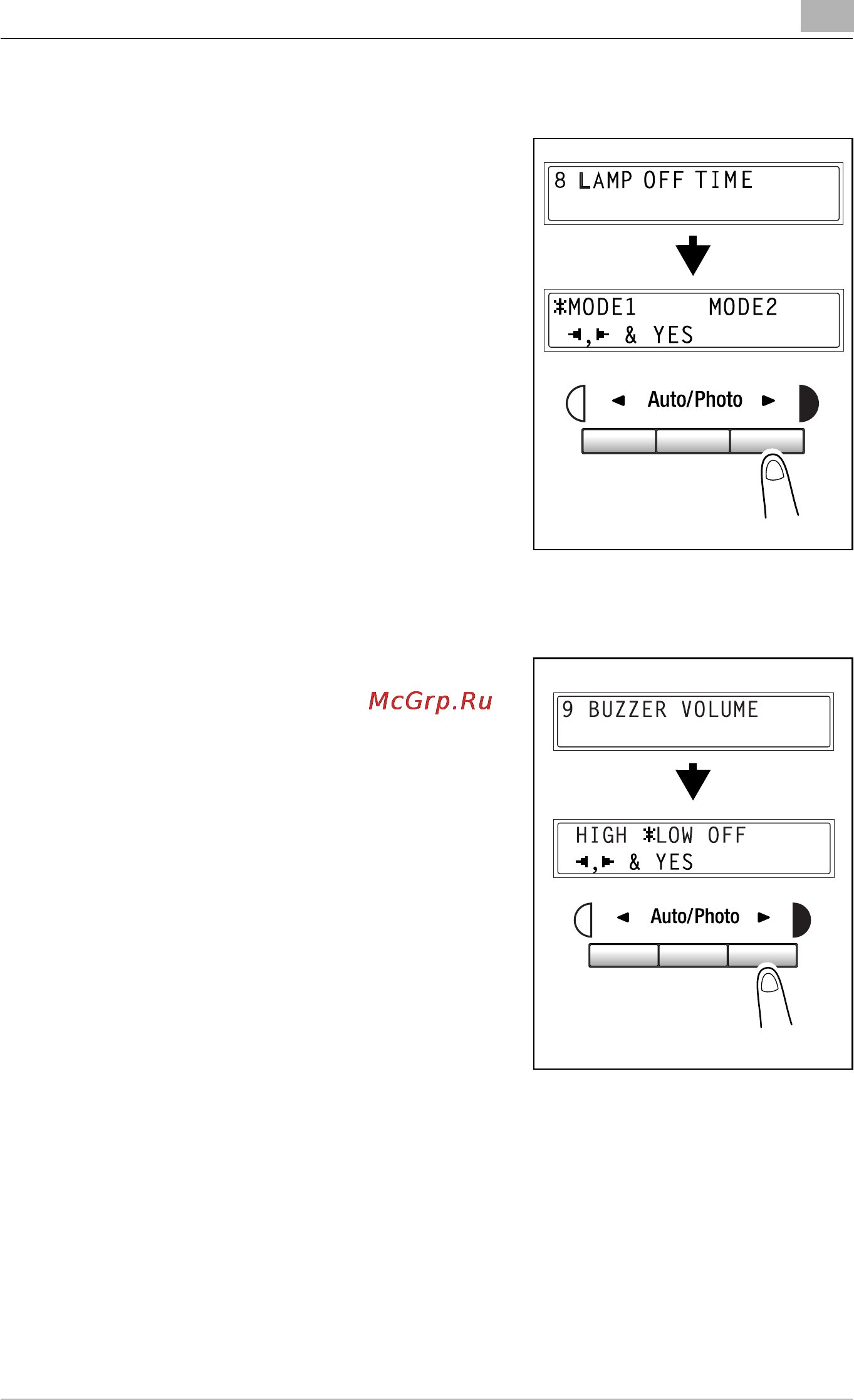 Konica Minolta bizhub 160f [175/302] Specifying lamp off time
