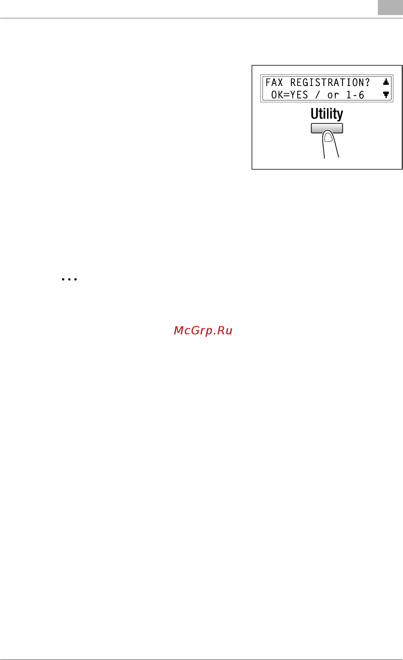 Konica Minolta bizhub 160f [191/302] Selecting the fax registration menu