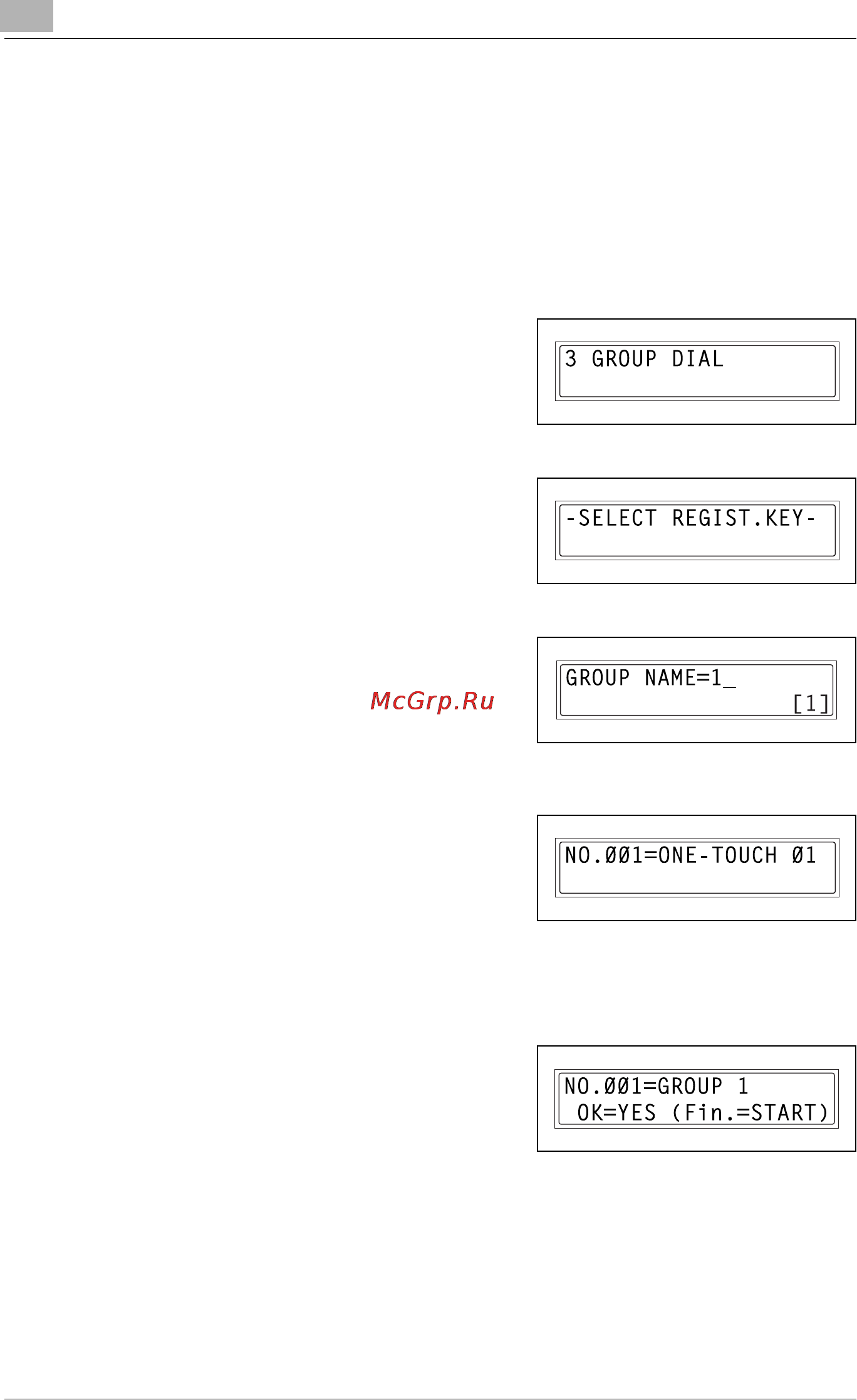 Konica Minolta bizhub 160f [200/302] Specifying group dial