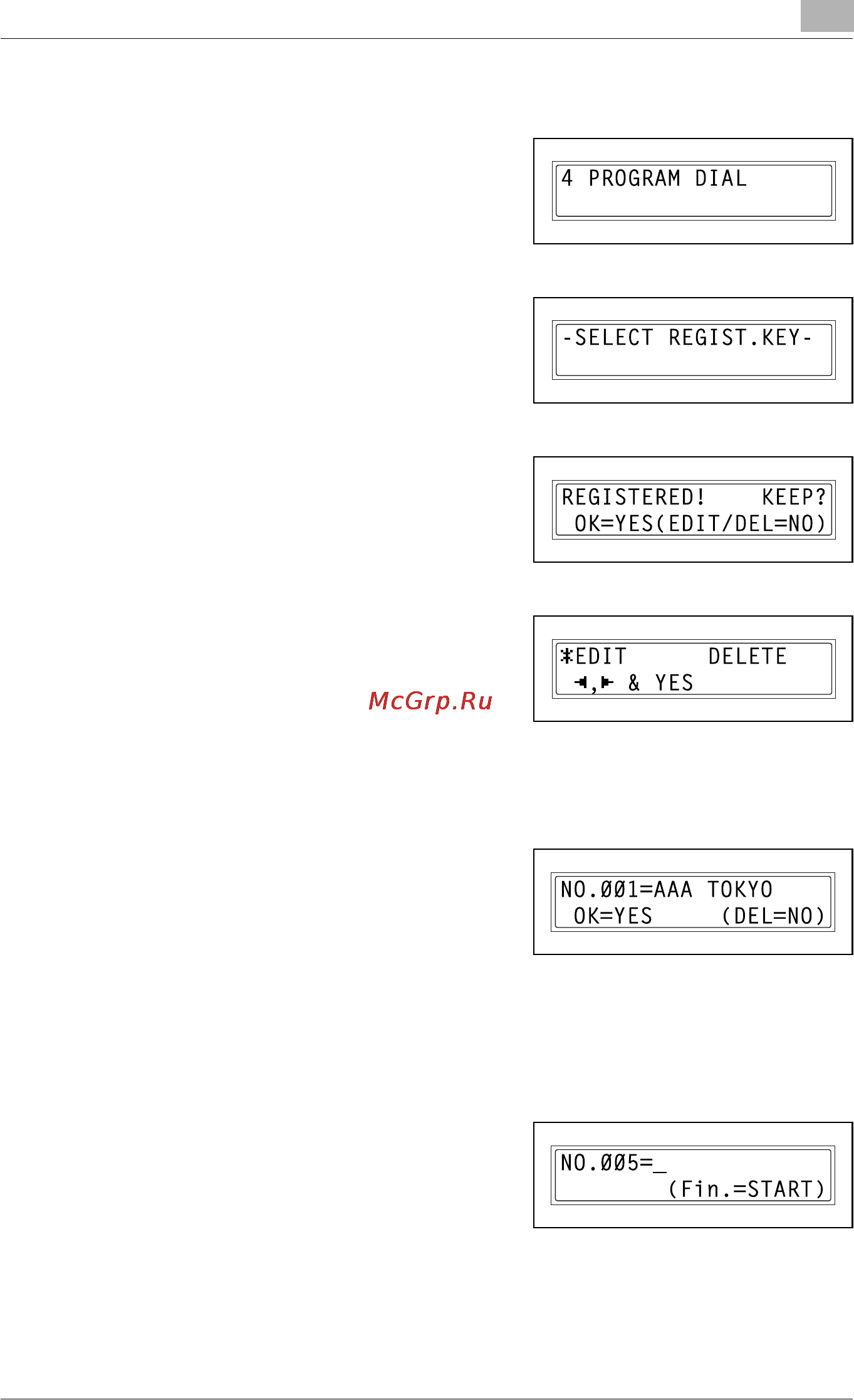 Konica Minolta bizhub 160f [211/302] To change delete a programmed polling reception