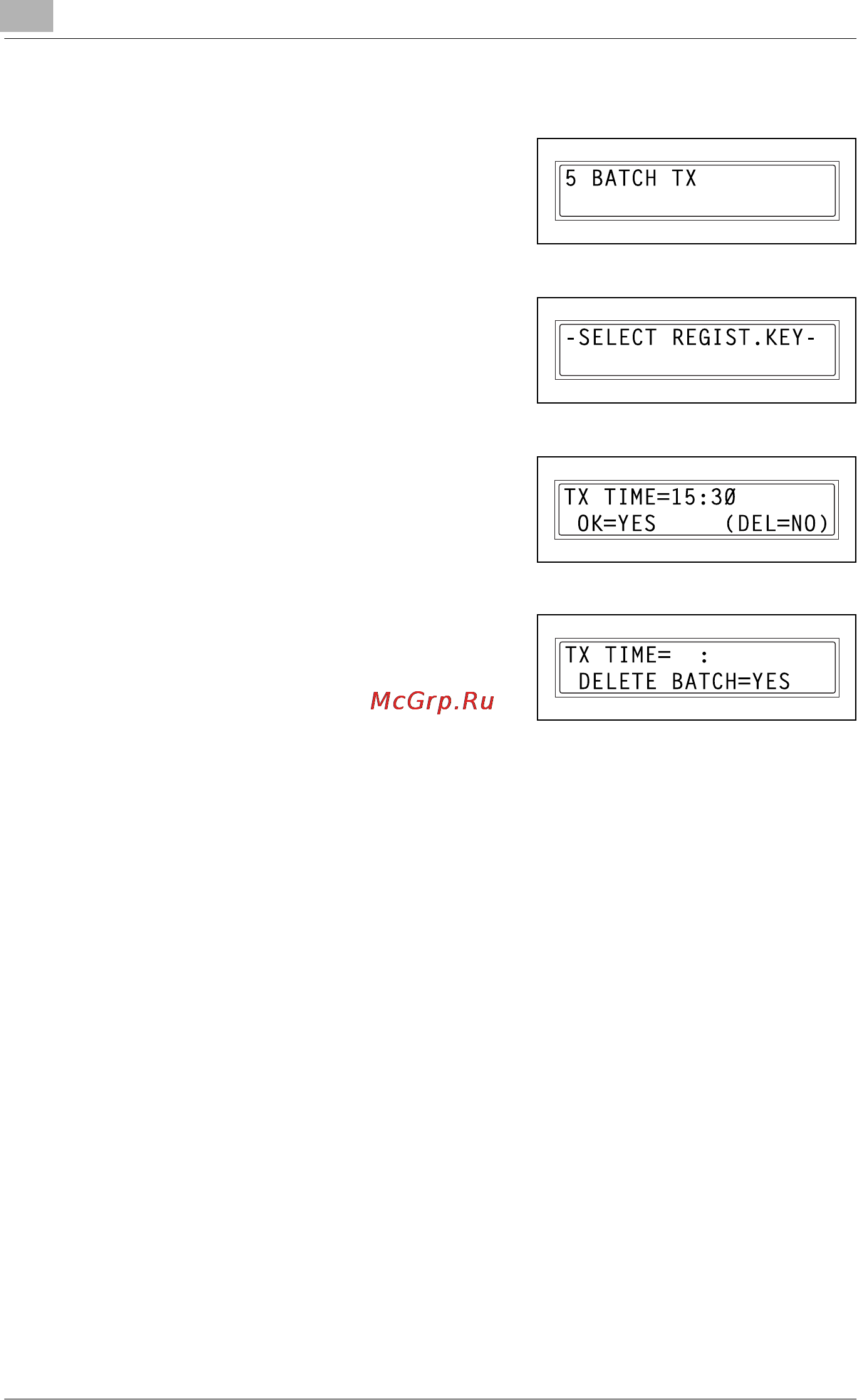 Konica Minolta bizhub 160f [218/302] To delete the batch transmission setting