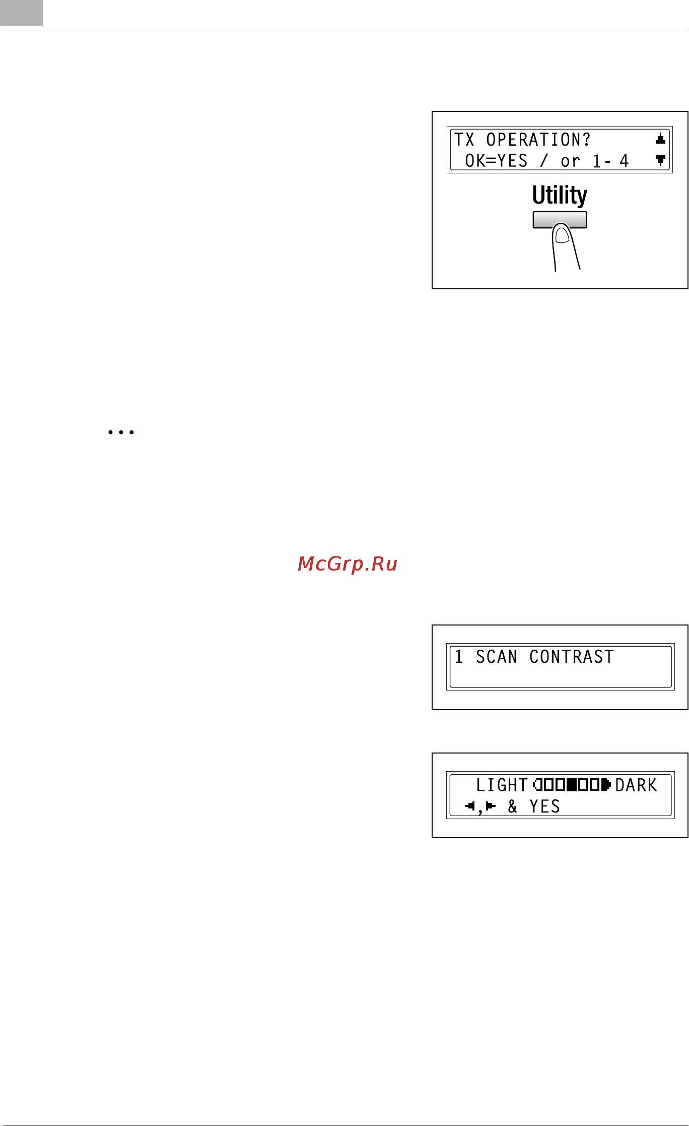 Konica Minolta bizhub 160f [222/302] Selecting the tx operation menu