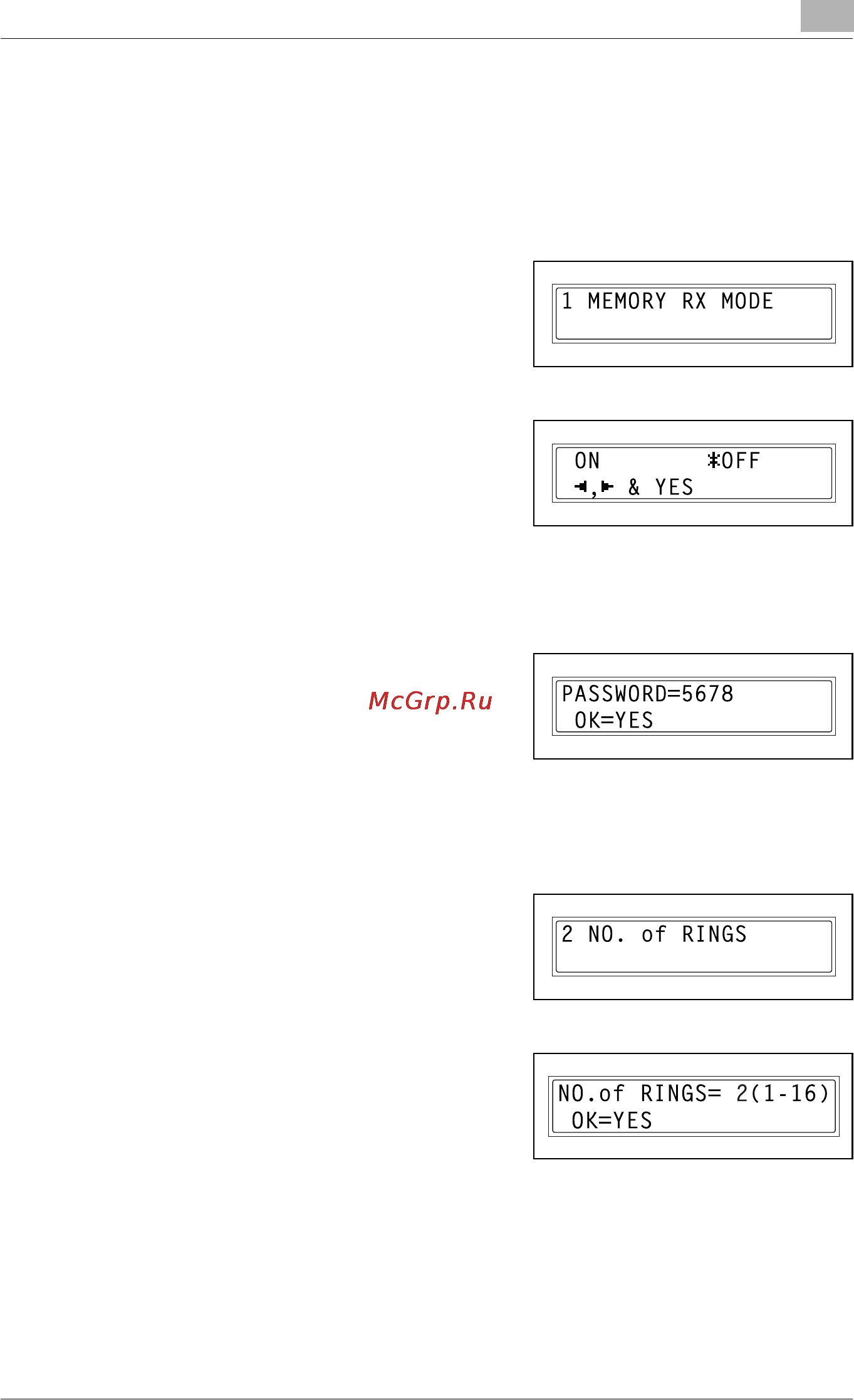Konica Minolta bizhub 160f [229/302] To cancel memory reception