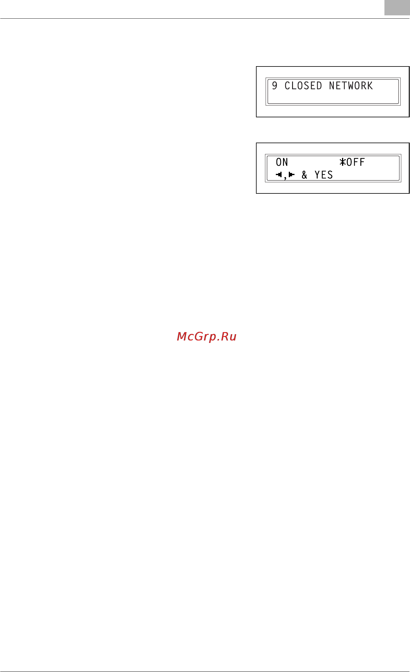 Konica Minolta bizhub 160f [233/302] Specifying closed network