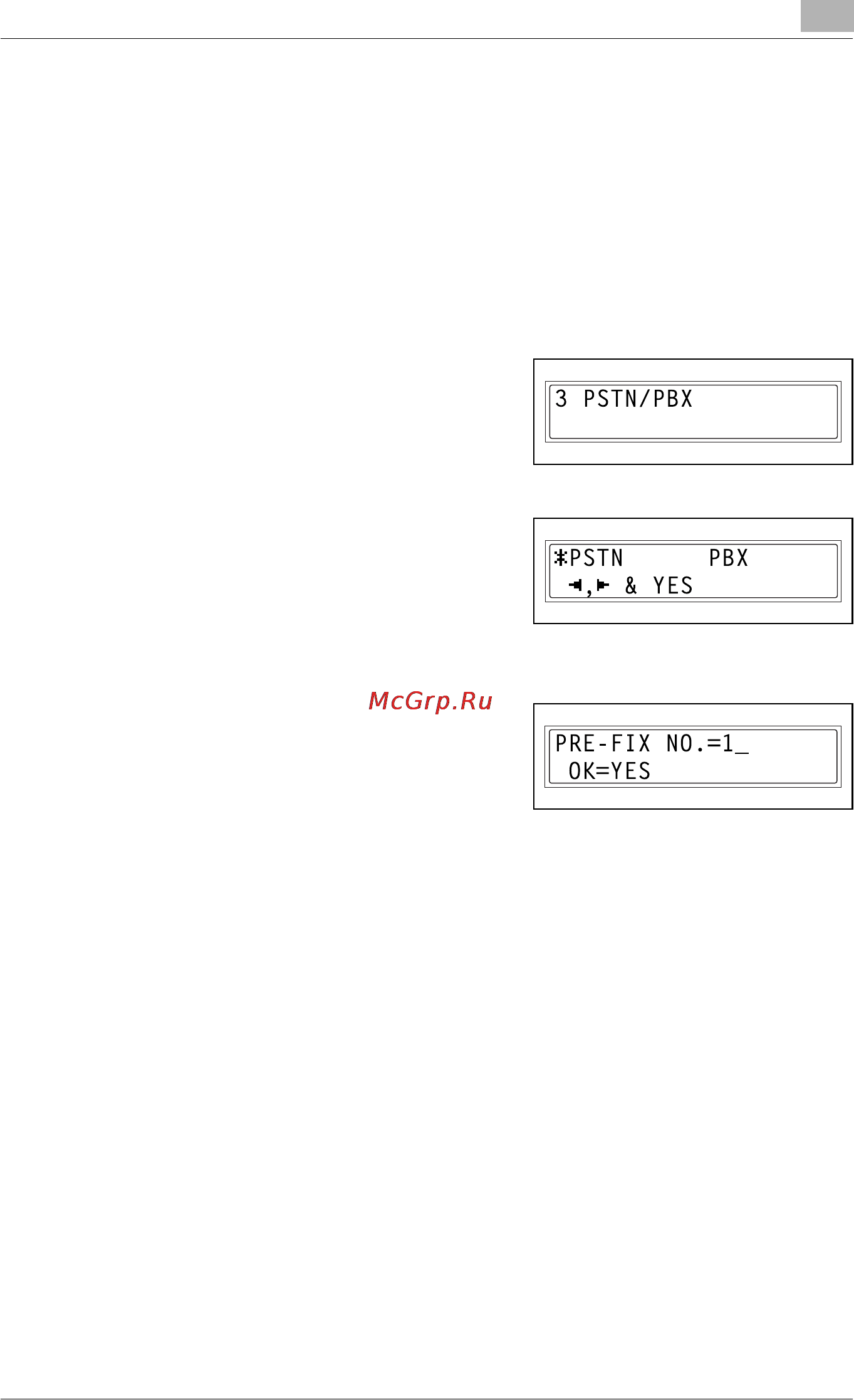 Konica Minolta bizhub 160f [237/302] Specifying pstn pbx