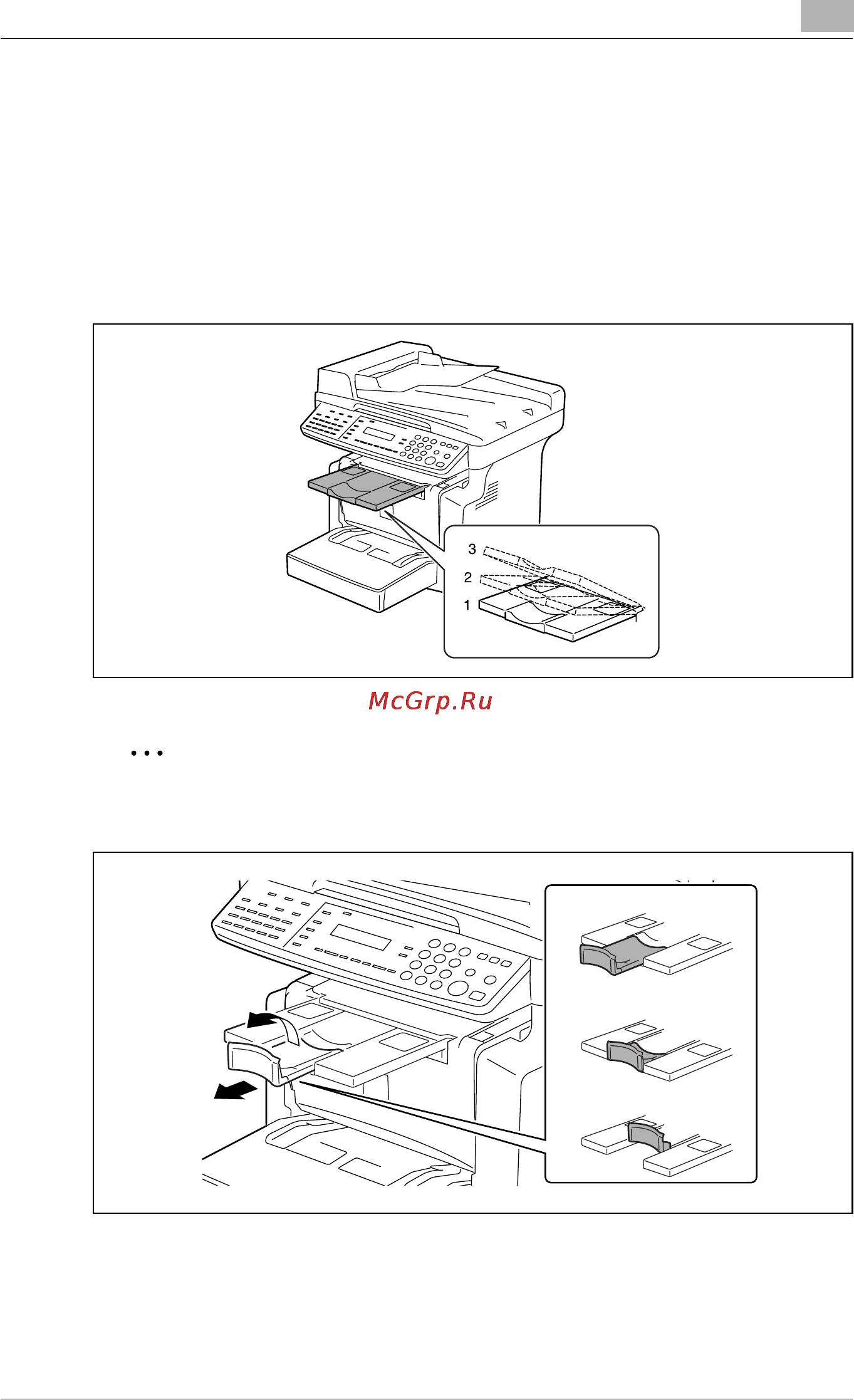 Konica Minolta bizhub 160f [59/302] Adjusting the angle of the copy tray