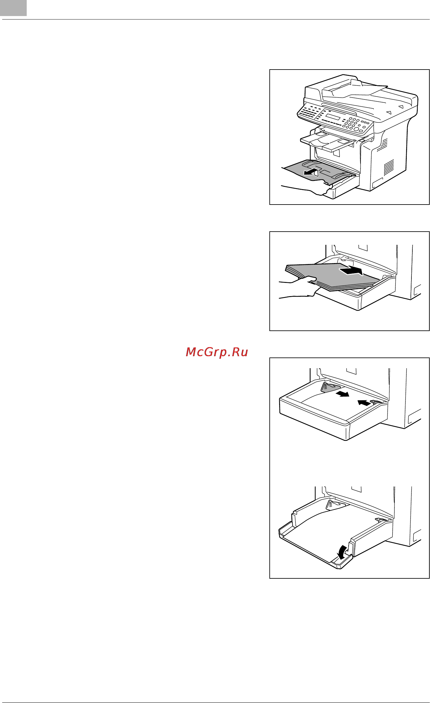 Konica Minolta bizhub 160f [80/302] Loading paper into tray 1