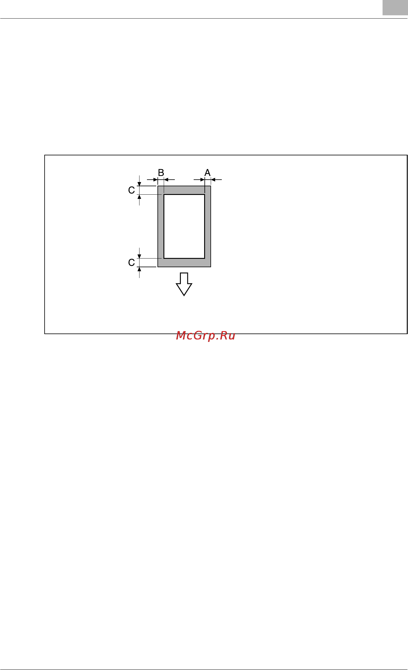 Konica Minolta bizhub 160f [97/302] Print area