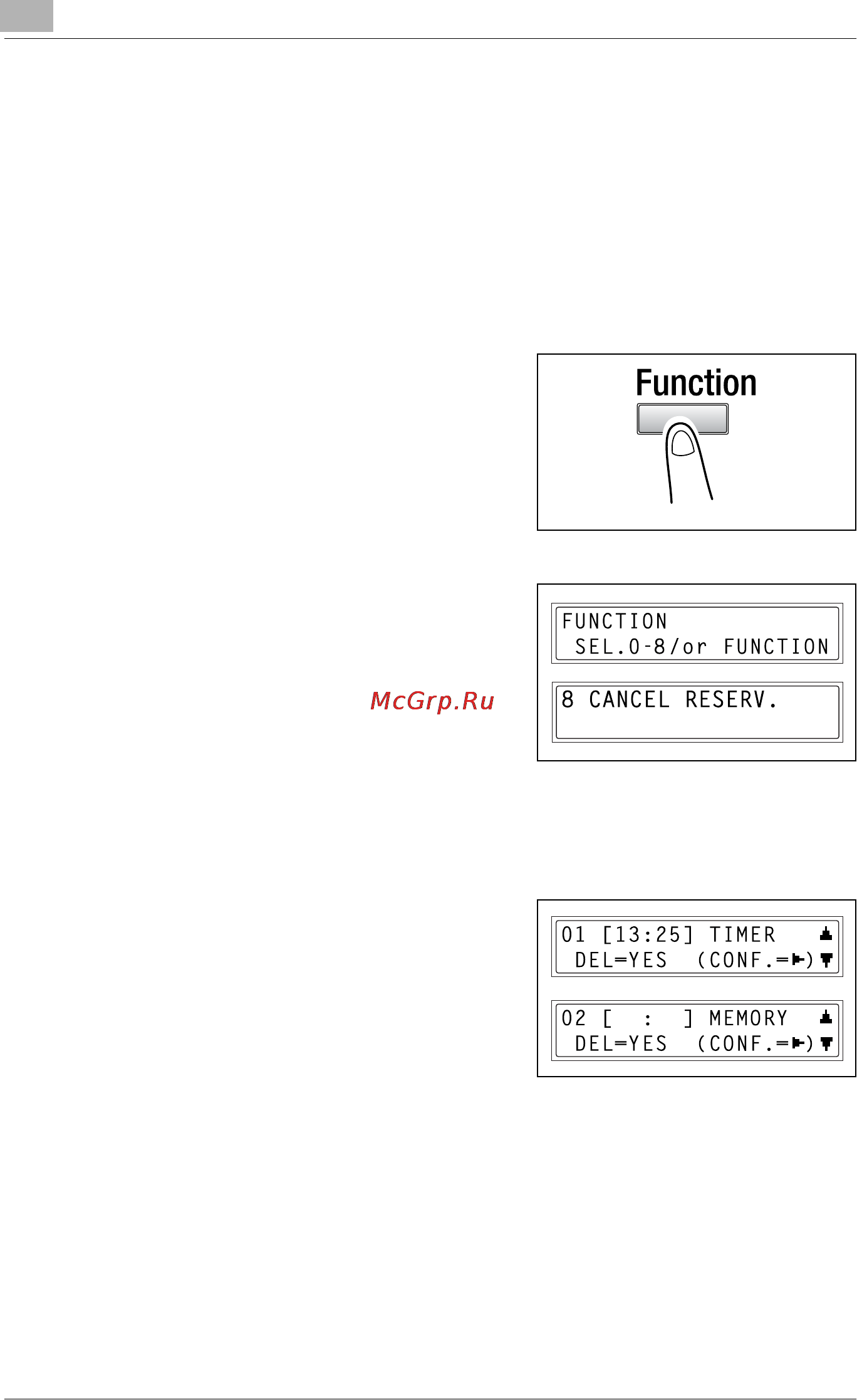 Konica Minolta bizhub 162fR [140/172] Cancelling deleting a document queued for timer transmission