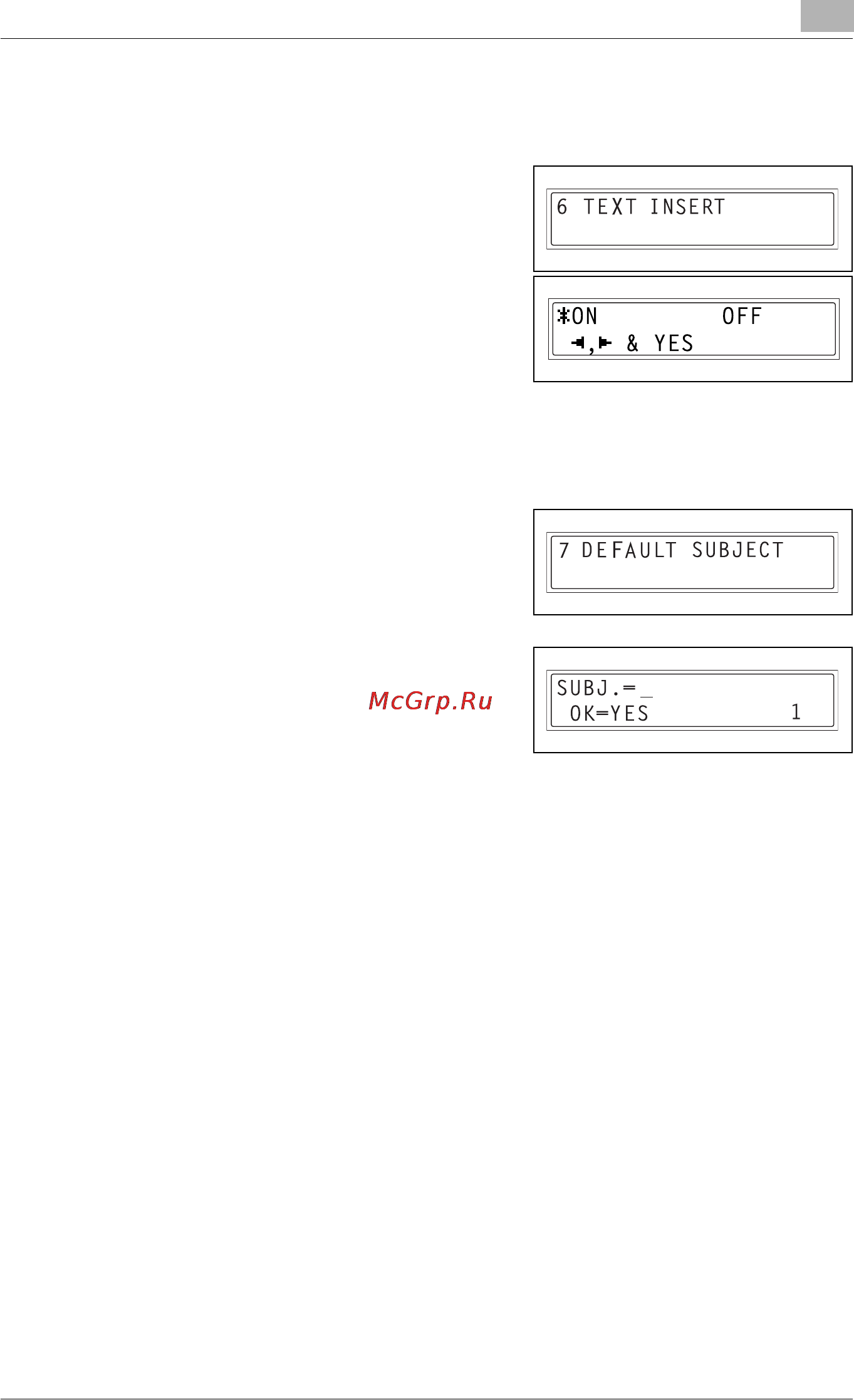 Konica Minolta bizhub 162fR [59/172] Specifying the default subject line