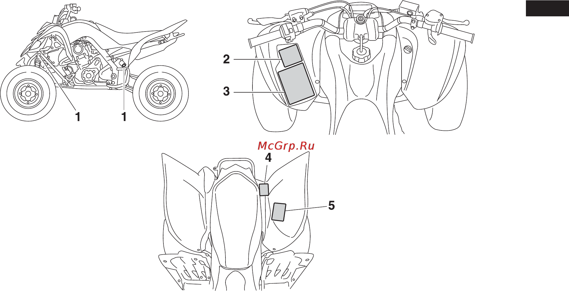 Yamaha YFM700R (2012) [14/149] Для океании