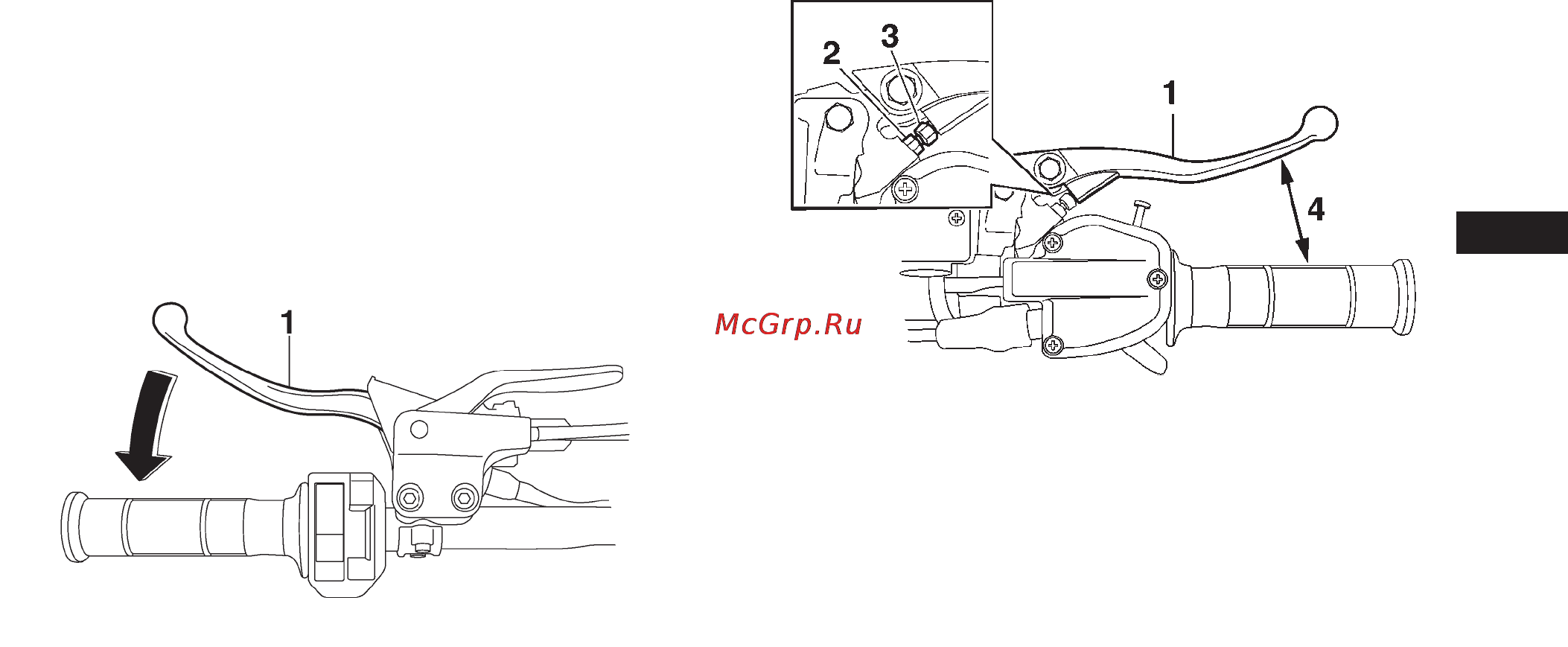 Yamaha YFM700R (2012) [30/149] Педаль тормоза