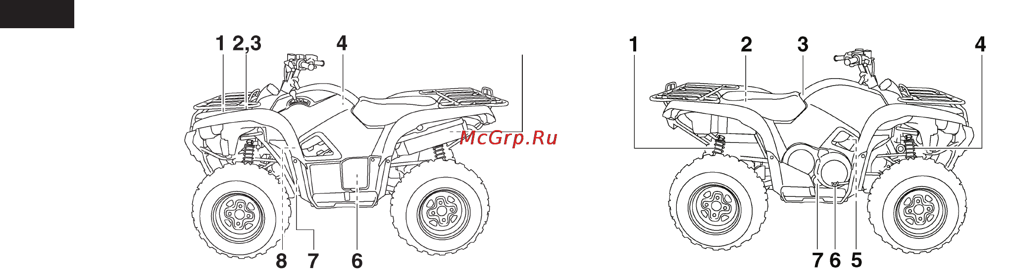 Yamaha YFM700FWAD (2012) [24/168] Описание