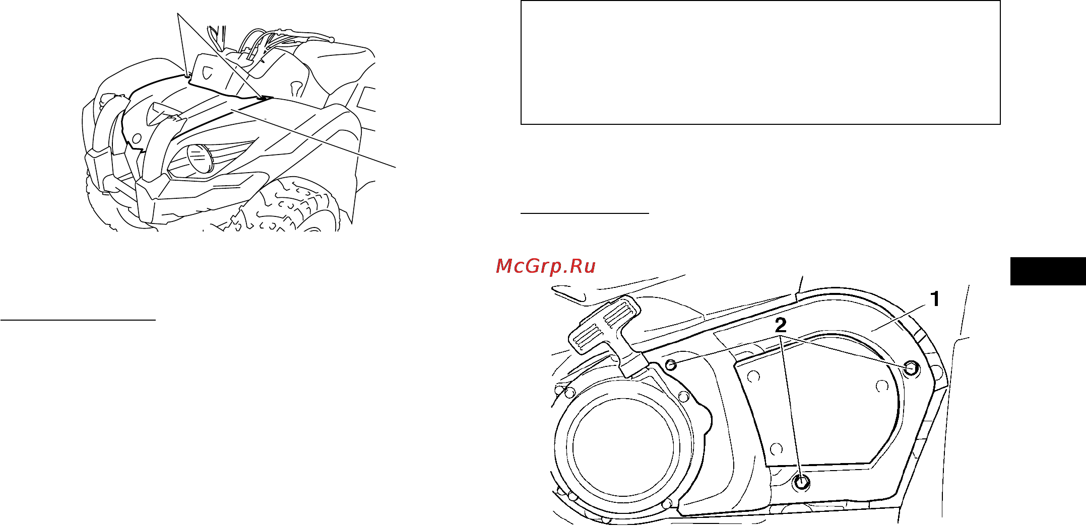 Yamaha YFM450FWAN (2012) [96/162] Панель e
