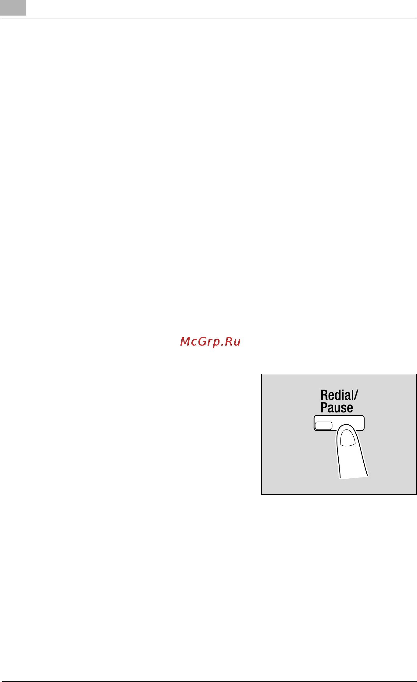 Konica Minolta bizhub 163R [96/318] Manual redialing