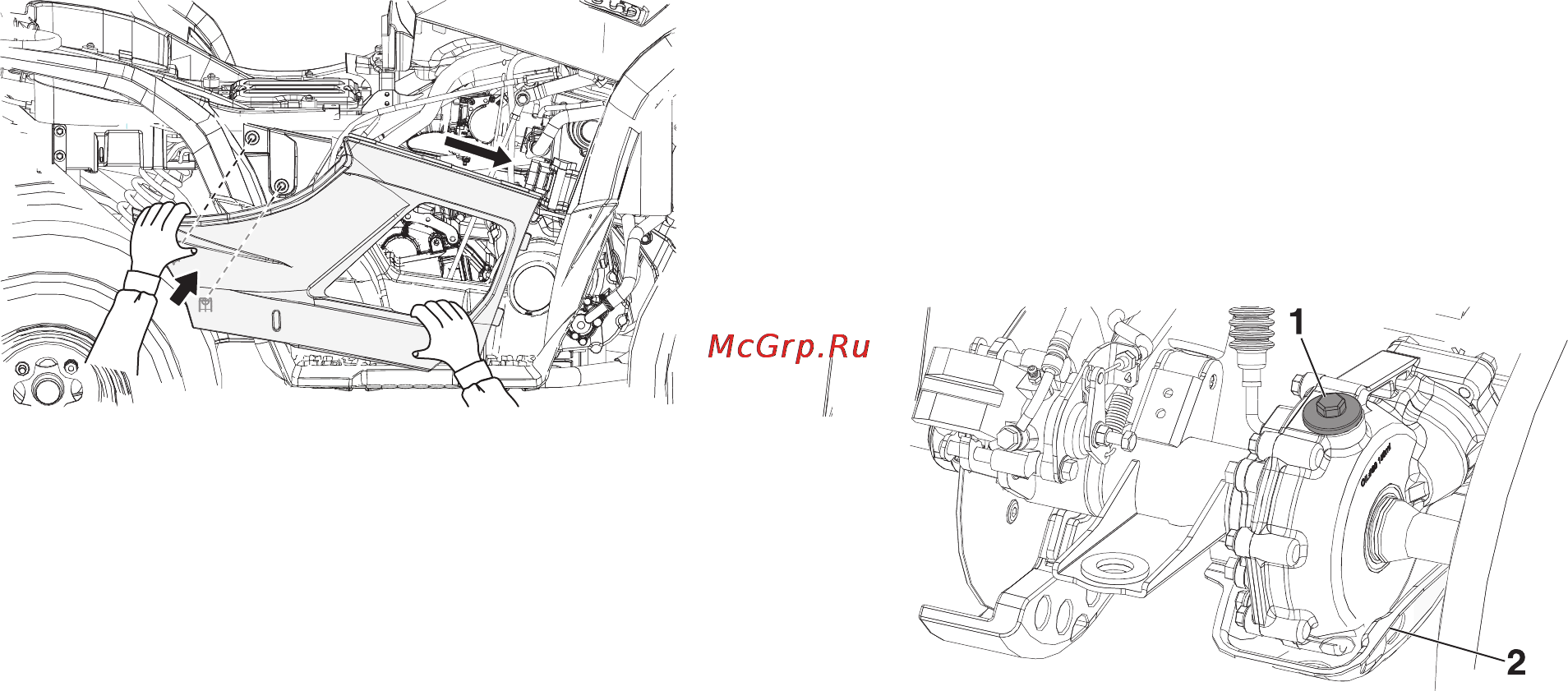 Yamaha YFM350 (2012) [88/136] Масло в главной передаче