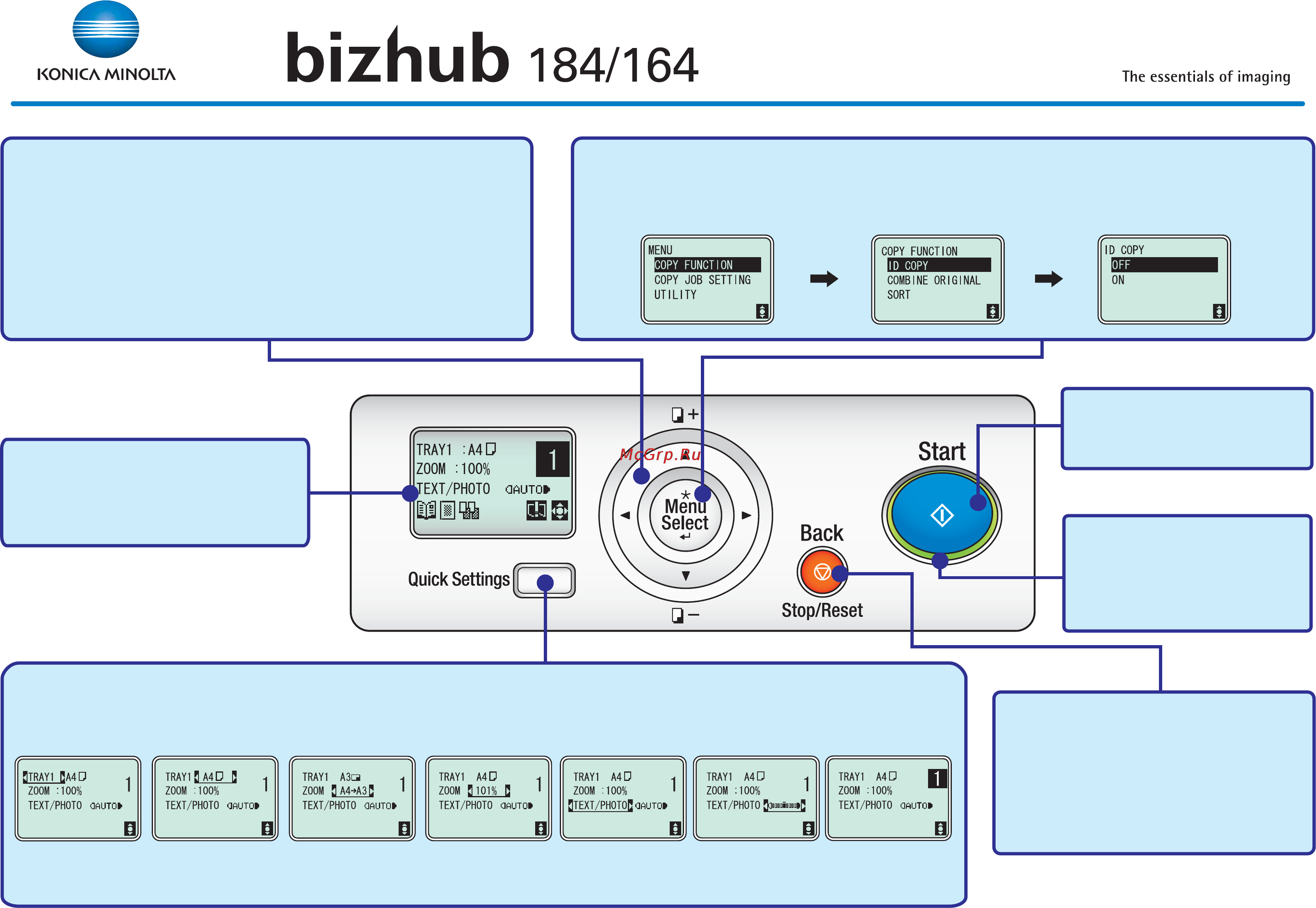 Konica Minolta bizhub 184 Инструкция по эксплуатации онлайн